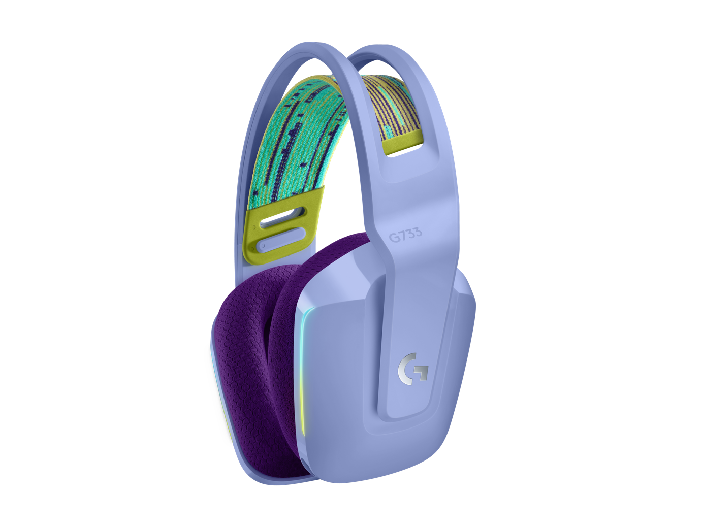 Image of G733 LIGHTSPEED Wireless RGB Gaming Headset - Lilac
