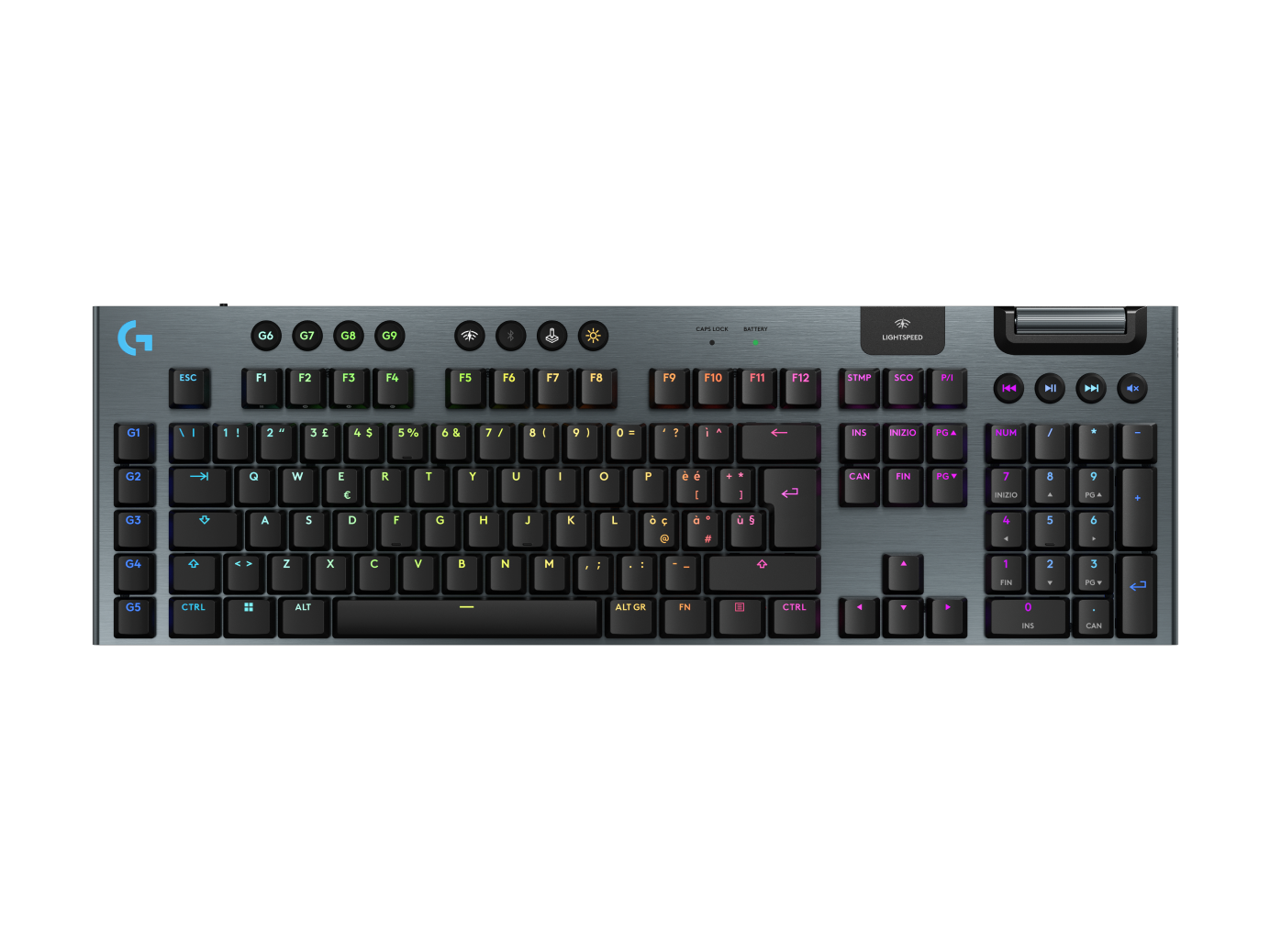 ロジクール G G915 X LIGHTSPEED G915 X LIGHTSPEED Düşük Profilli Kablosuz Oyun Klavyesi | Logitech G