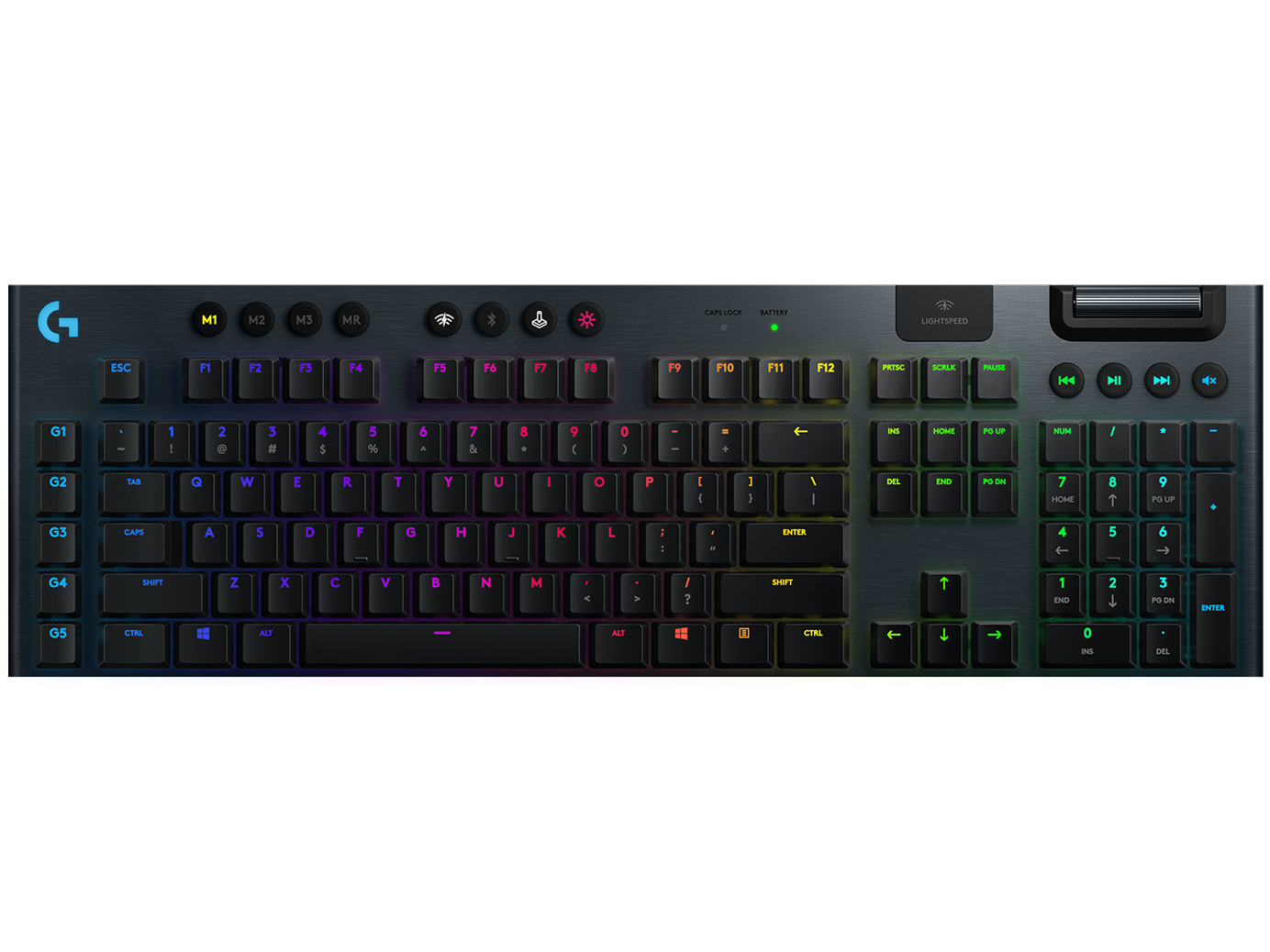 Logitech G915 TKL Tenkeyless Lightspeed Wireless RGB Mechanical Gaming  Keyboard, Low Profile Switch Options, Lightsync RGB, Advanced Wireless and