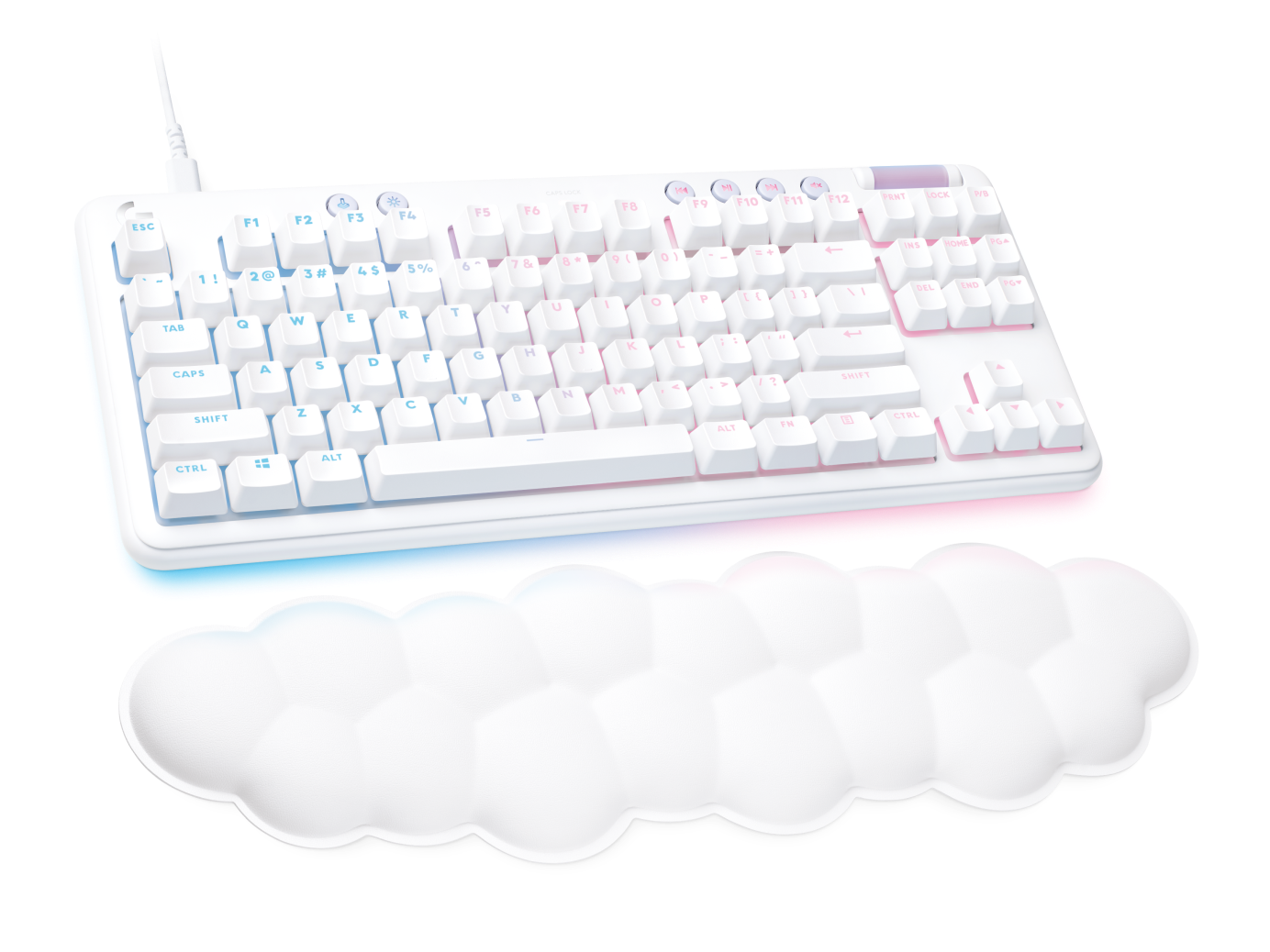 4個まで郵便OK Logitech G713 Wired Mechanical Gaming Keyboard with LIGHTSYNC RGB  Lighting, Tactile Switches (GX Brown), and Keyboard Palm Rest, PC and Mac  Compatible