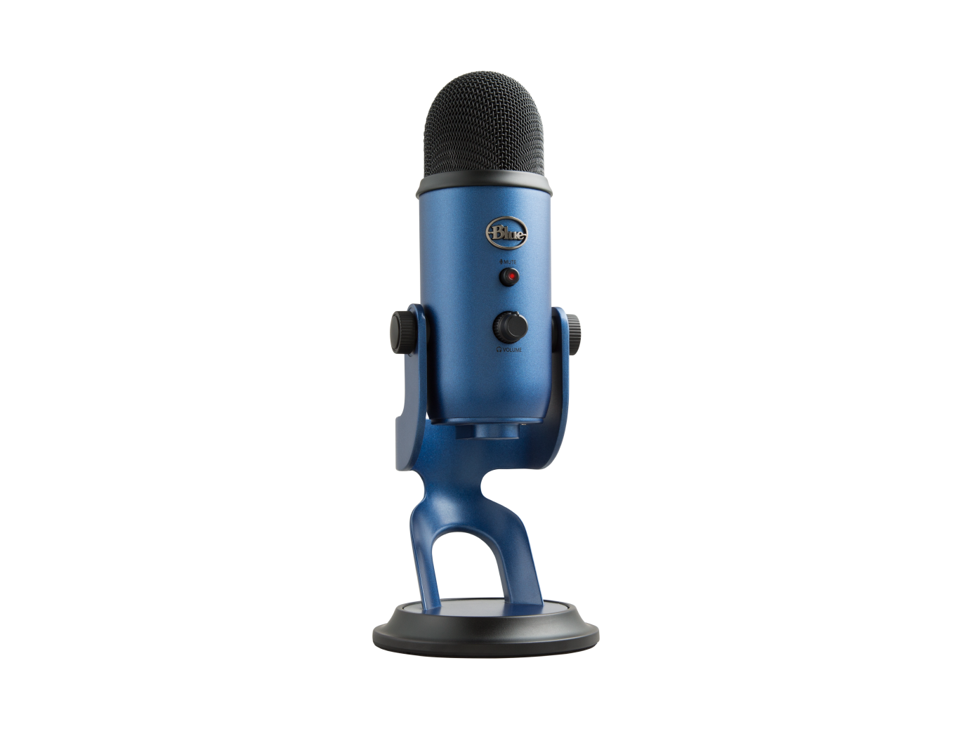 Image of Yeti Premium Multi-Pattern USB Microphone with Blue VO!CE - Midnight Blue