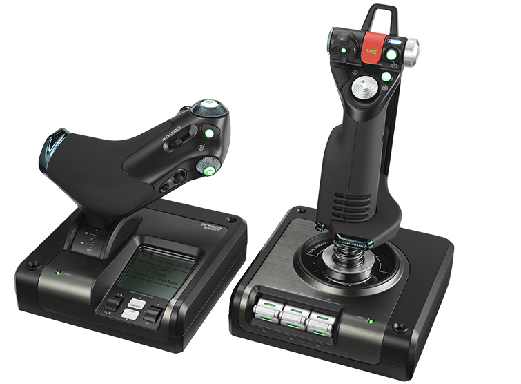 Logicool G X52 Professional Space  Flight Simulator HOTAS Joystick