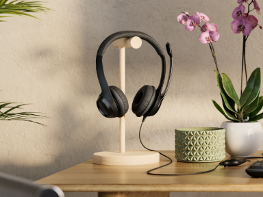 Logi Wooden Headset Stand