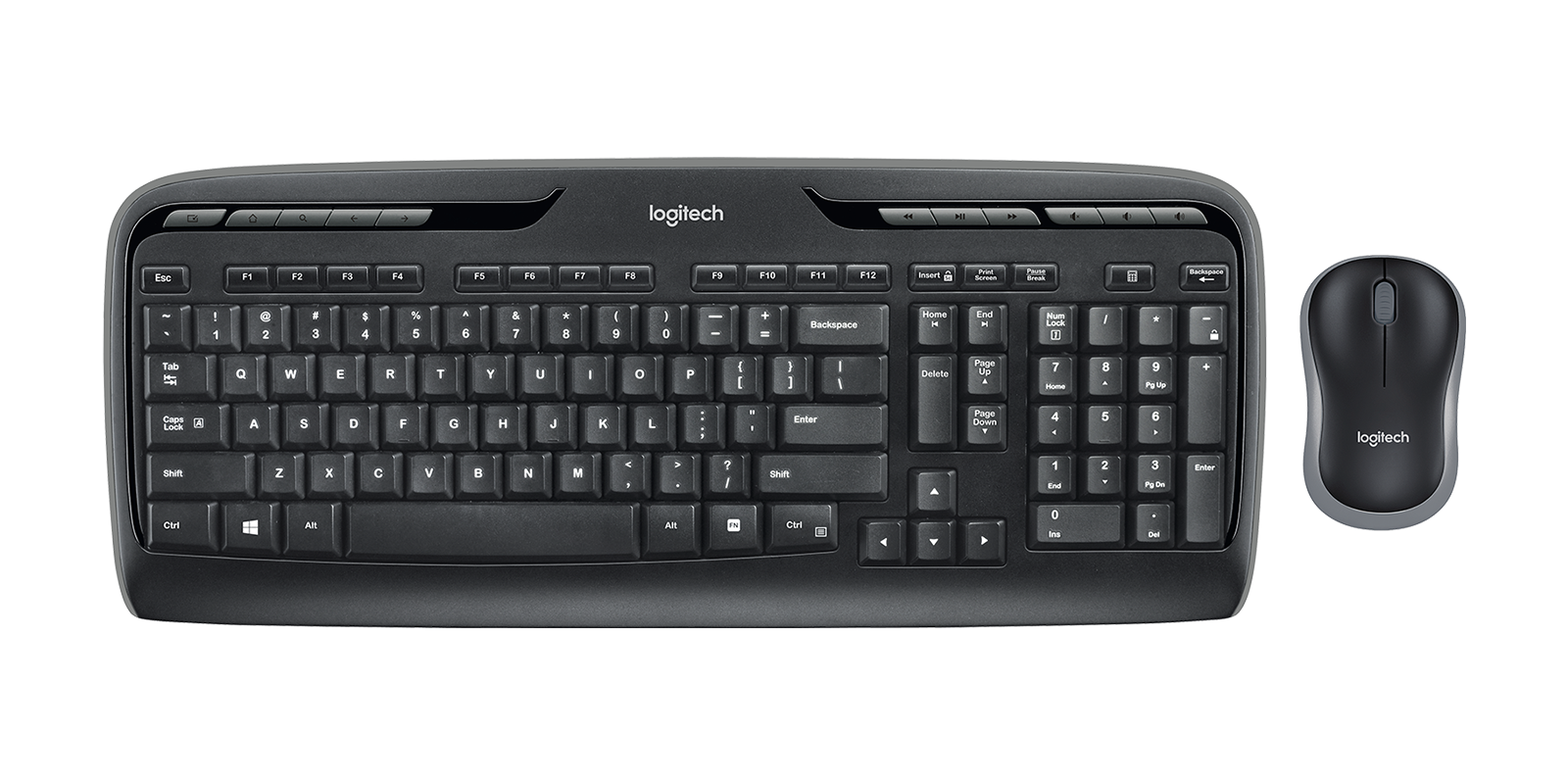 serie datos galería Logitech MK320 Portable Wireless Keyboard Mouse Combo