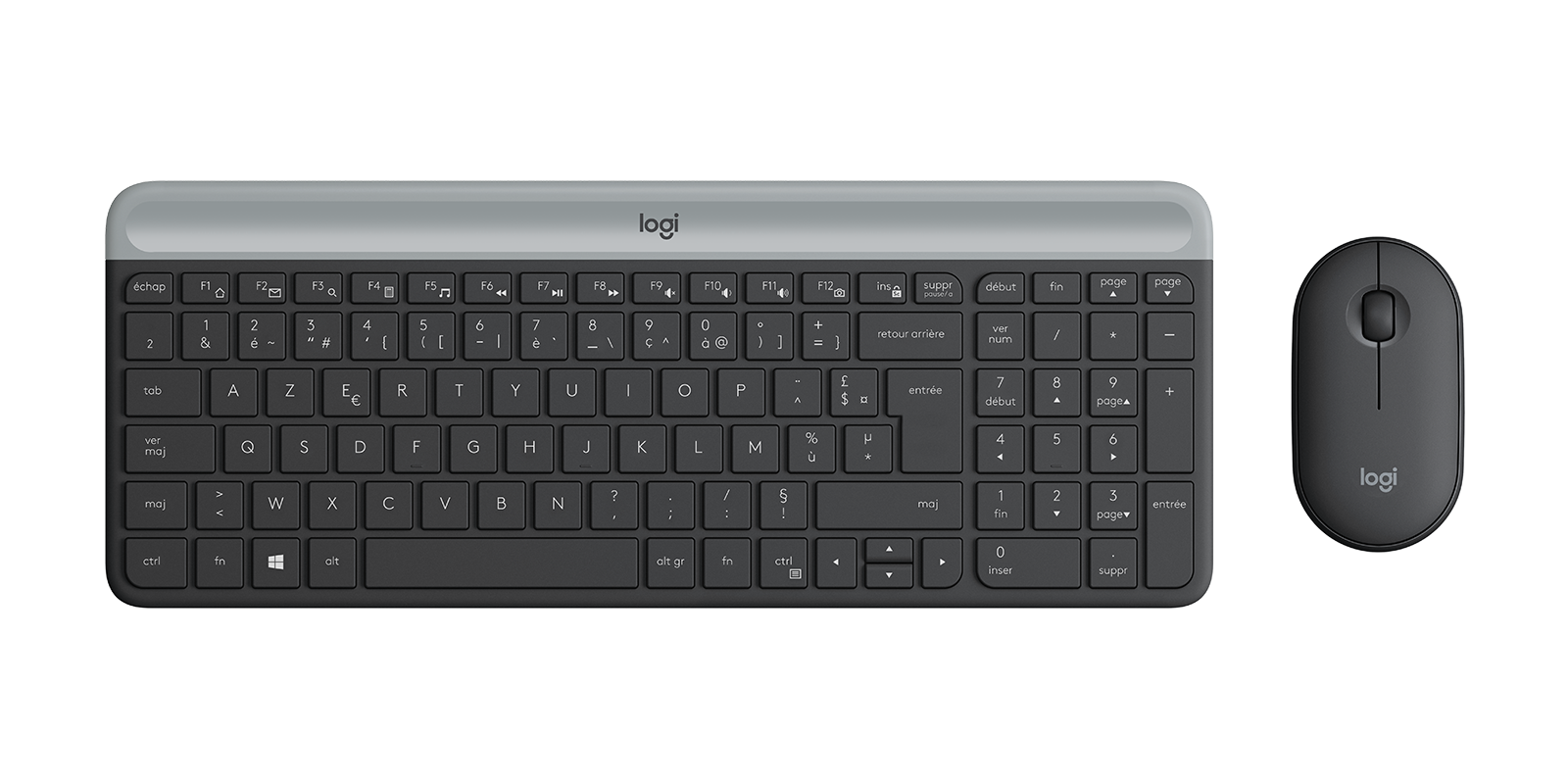 Ga terug Elektricien motief Logitech MK470 Combinatie van dun draadloos toetsenbord en draadloze muis