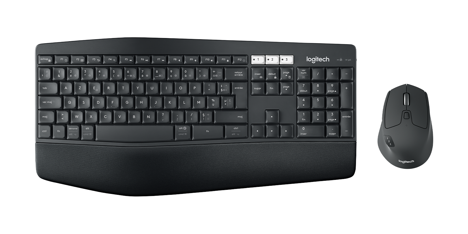 Logitech MK850-kombisæt trådløst tastatur og mus til flere enheder