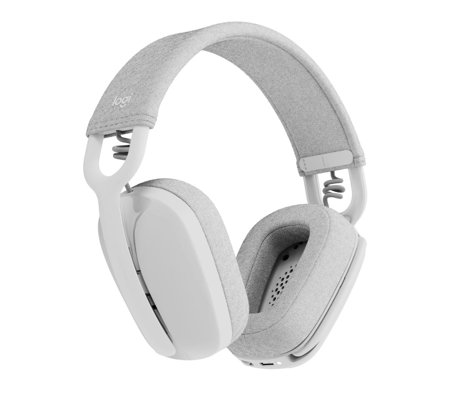 Image of ZONE VIBE WIRELESS Over-the-ear headphones with Bluetooth and USB receiver — certified for Microsoft Teams and perfect for hybrid work - Off-white Zone Vibe Wireless (Teams version)
