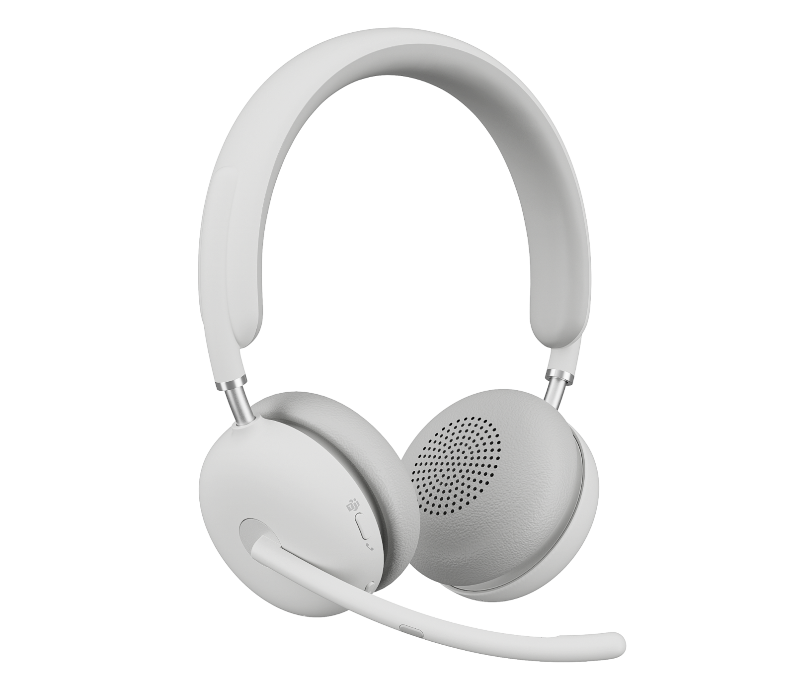 Image of Off-white Zone Wireless 2 (Teams Version) AI-powered headset for two-way noise-free calls. - Teams version, with receiver