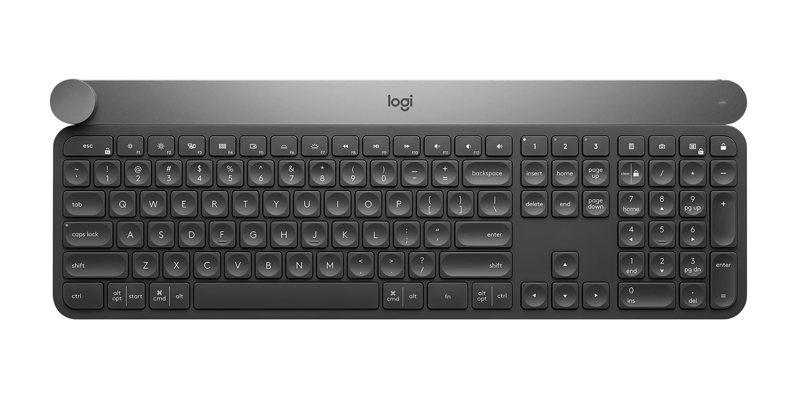 Par vandtæt partiskhed Logitech Craft Wireless Keyboard for Advanced Creativity & Productivity