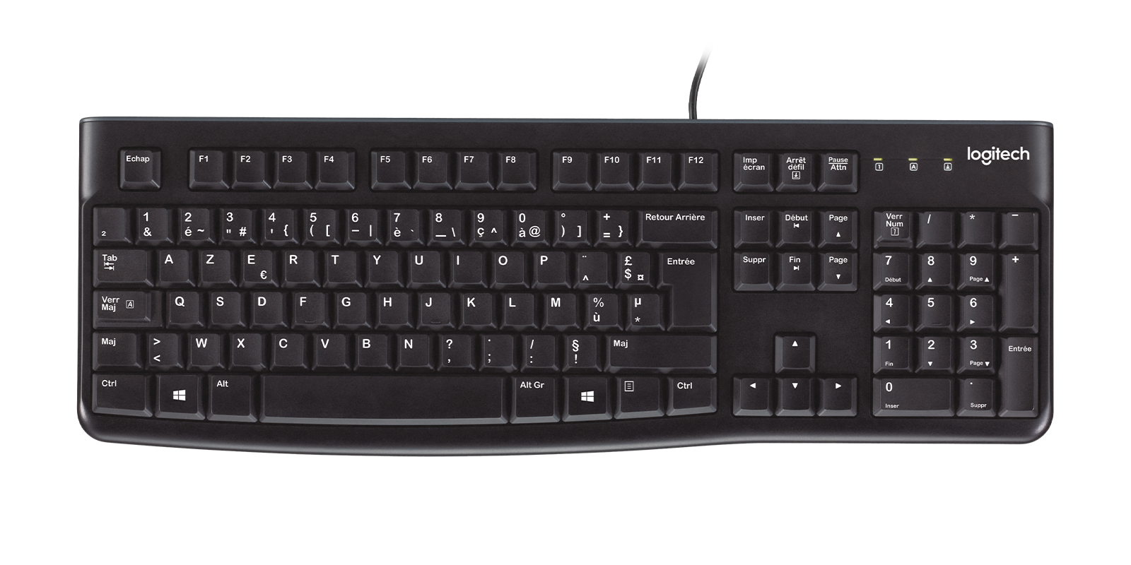Logitech K120 USB Standard Computer Keyboard