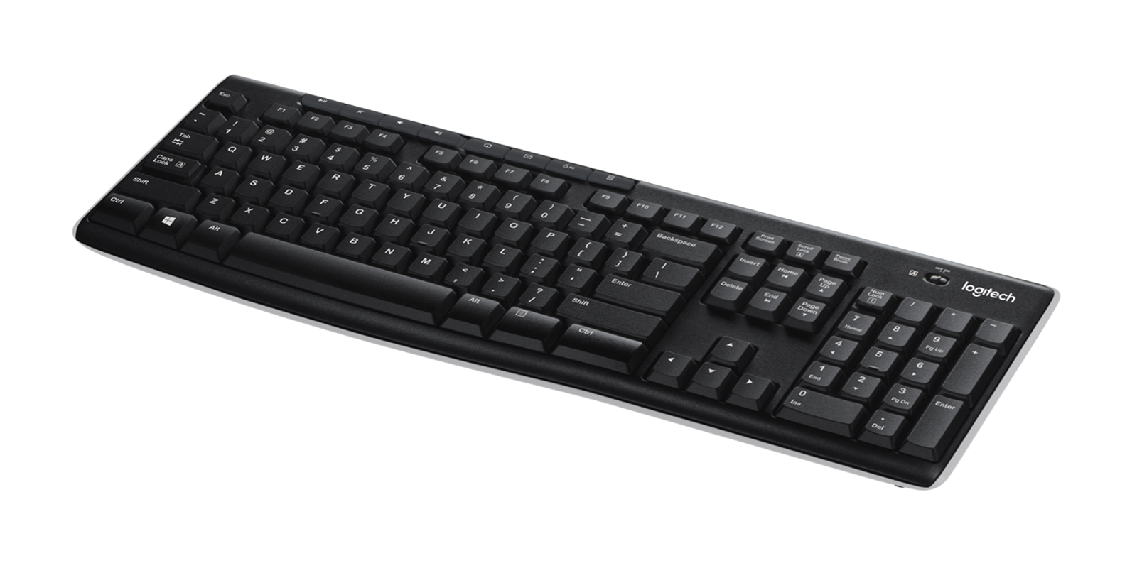 Image of K270 Wireless Keyboard Full-size wireless keyboard - Black English