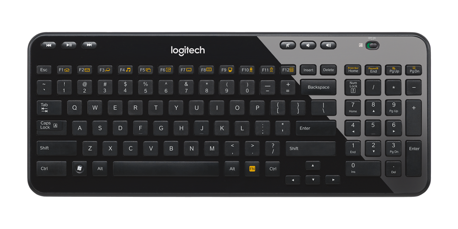 Klassifikation tjeneren offentlig Logitech K360 Compact Wireless Keyboard with Hotkeys