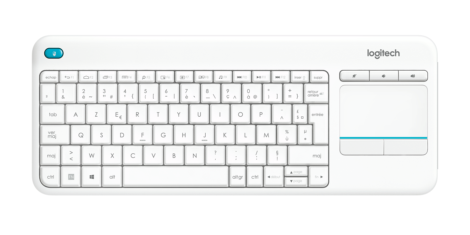 Logitech K400 Touchpad Keyboard for TV connected PC
