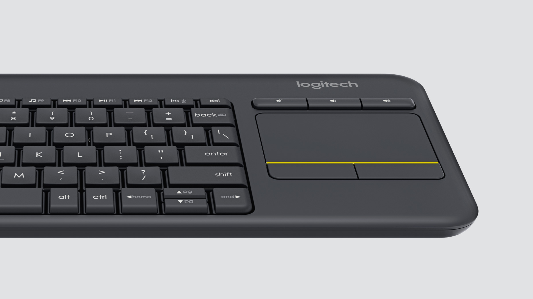 K400 Plus Wireless Touch Keyboard keyboard image
