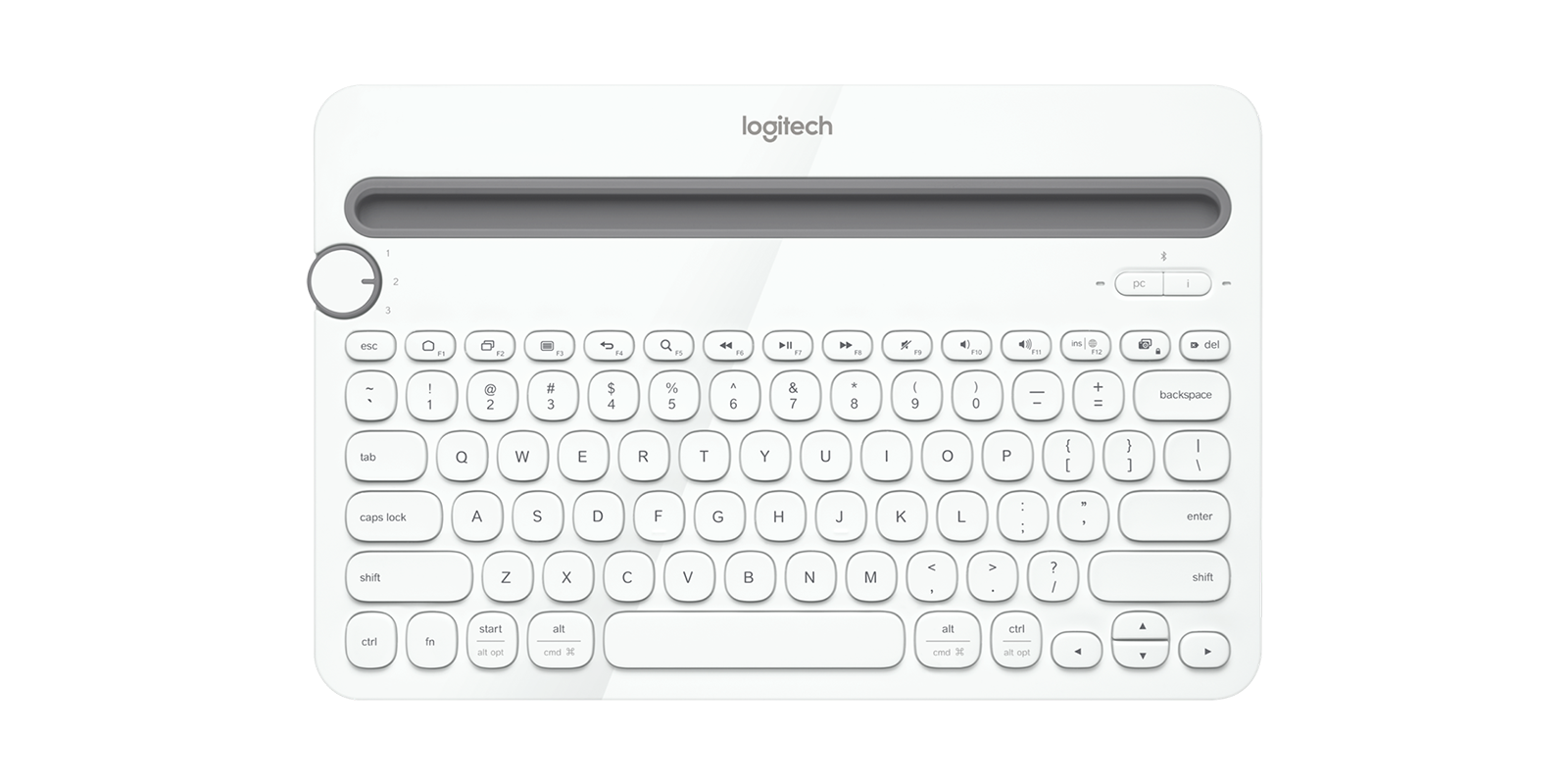 ロジクールK480マルチデバイスBluetoothワイヤレスキーボード