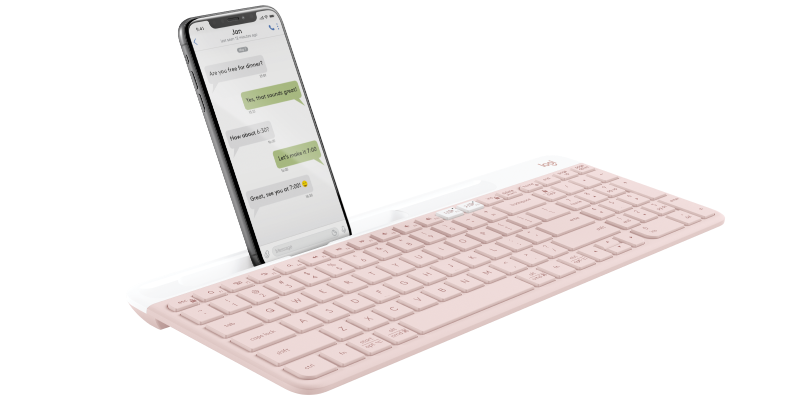 K585 Slim Multi-Device Wireless Keyboard keyboard image