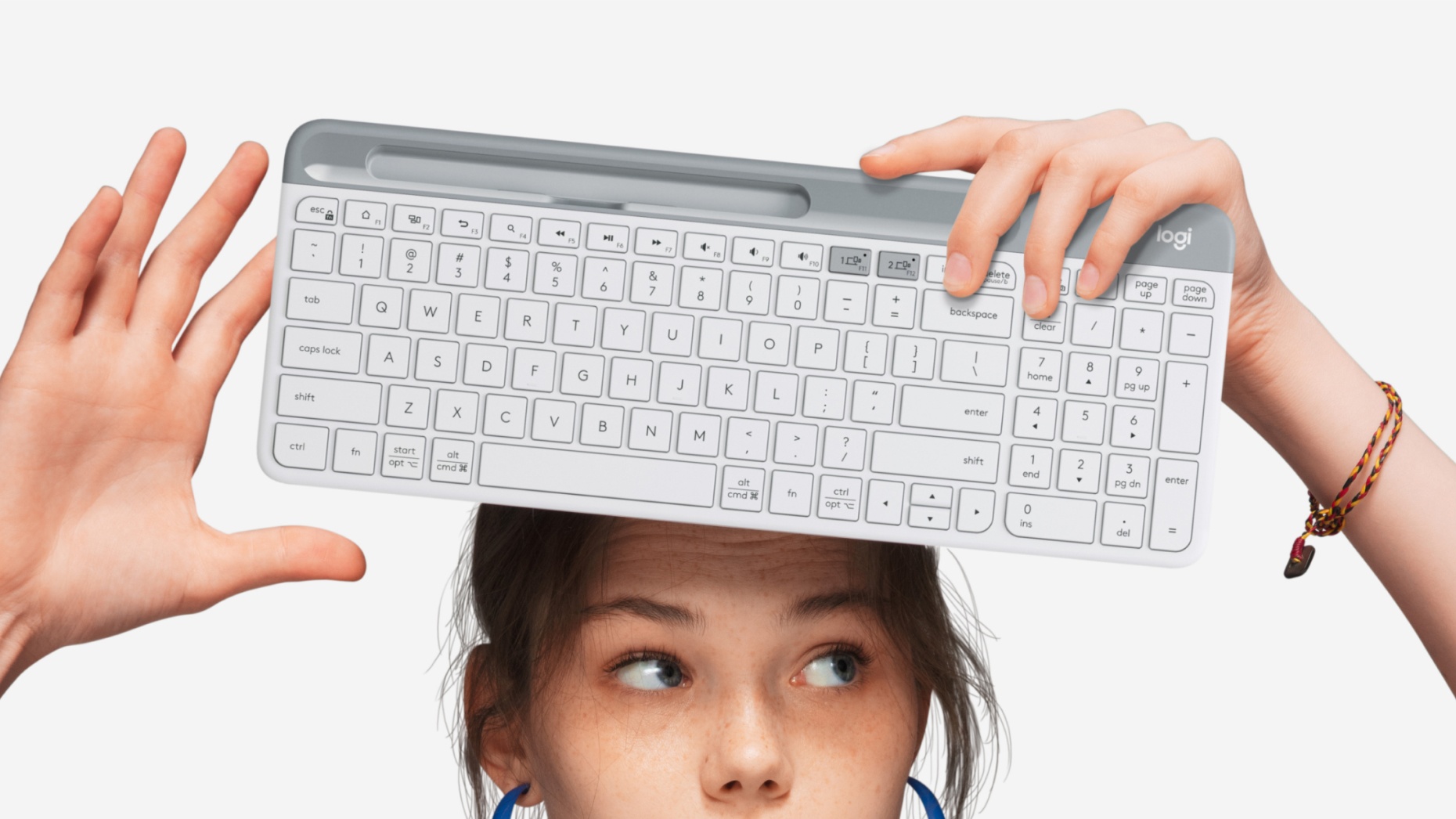 K585 Slim Multi-Device Wireless Keyboard keyboard image