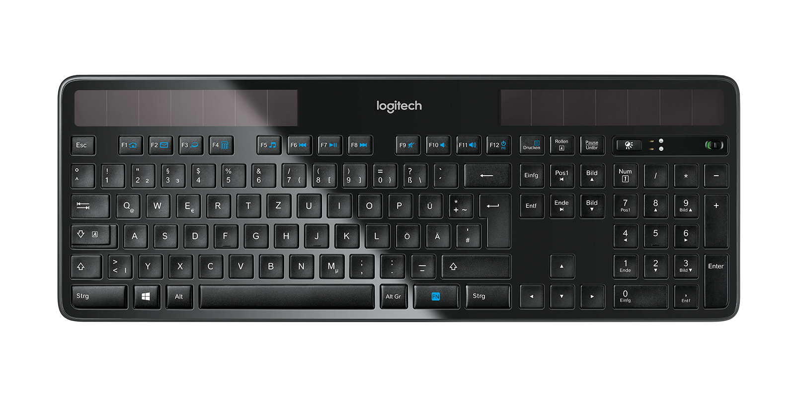 Feasibility Vis stedet Omkreds Logitech K750 Wireless Solar Powered Keyboard