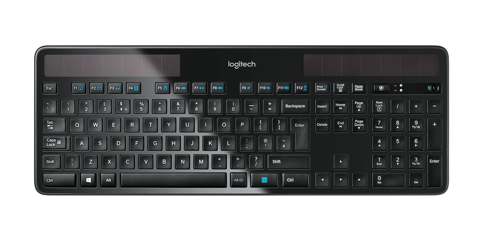logitech wireless solar keyboard k750 bluetooth
