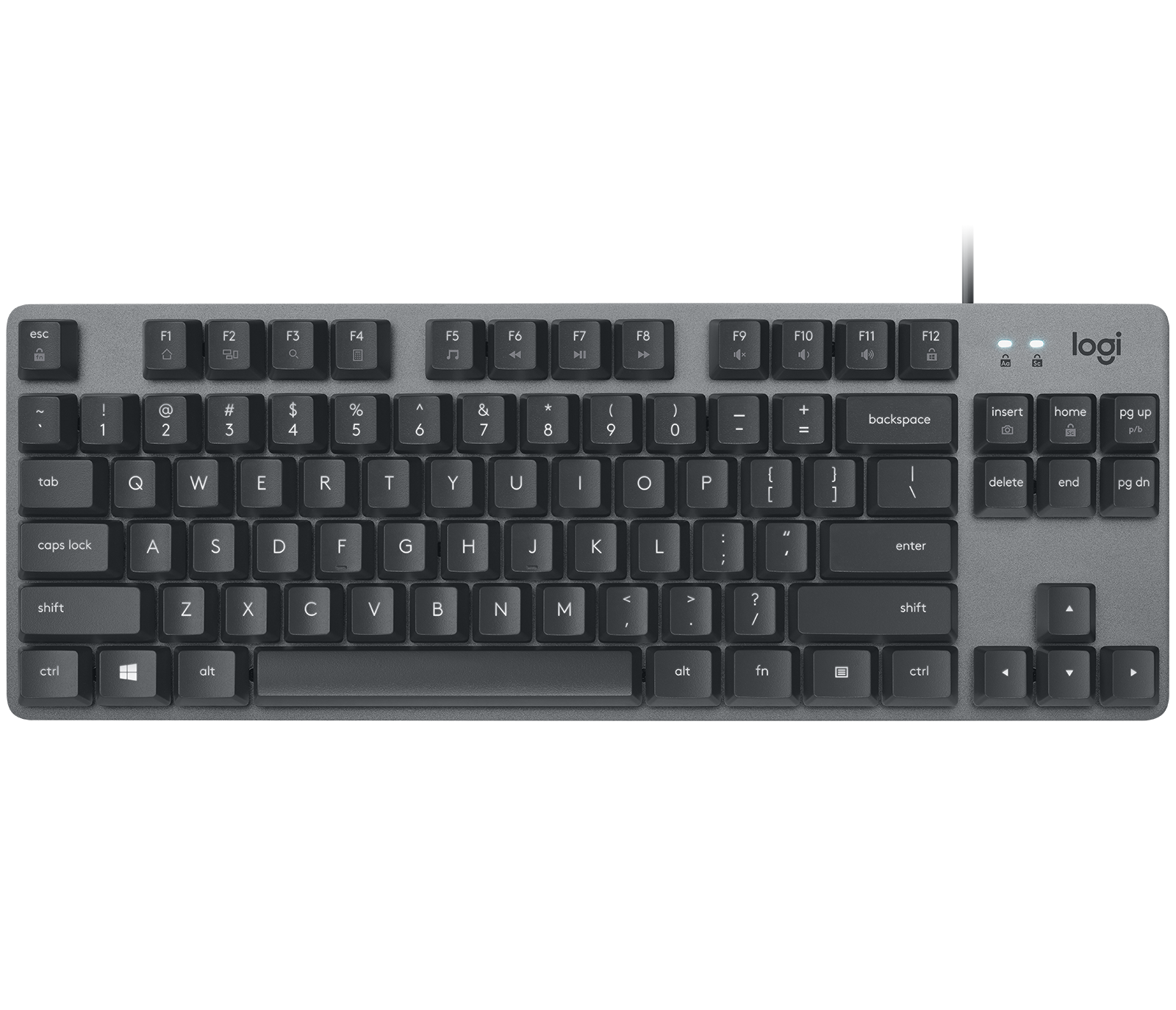 K835 TKL Mechanical-tastatur: kompakt design