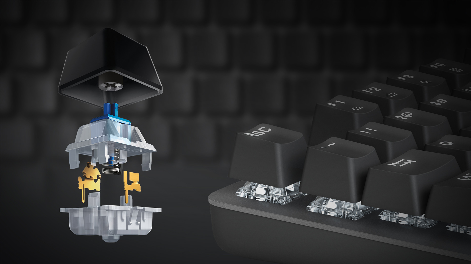 K845 Mechanical Illuminated keyboard image