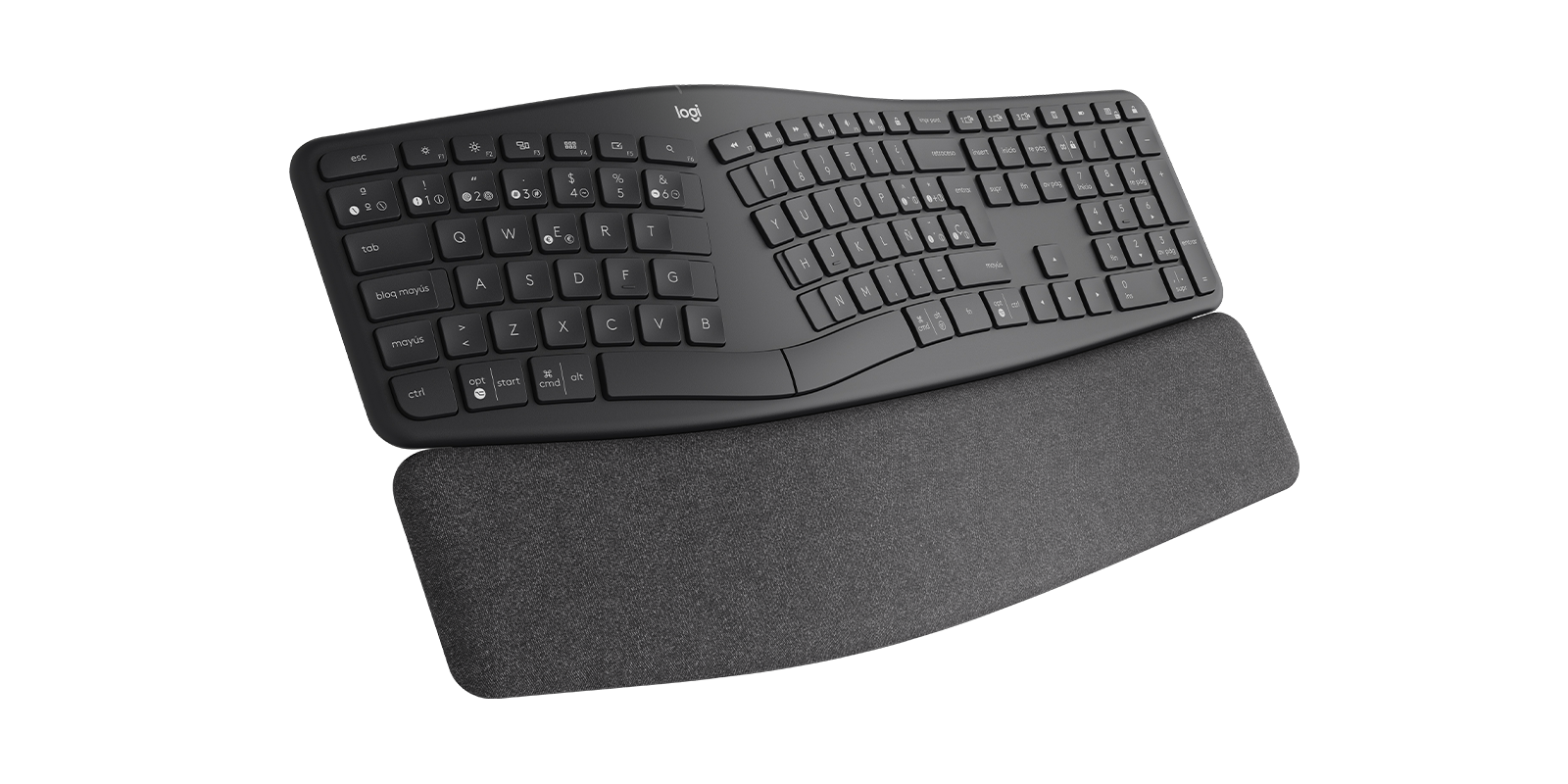 

ERGO K860 Split Ergonomic Keyboard - Graphite Español (Qwerty)