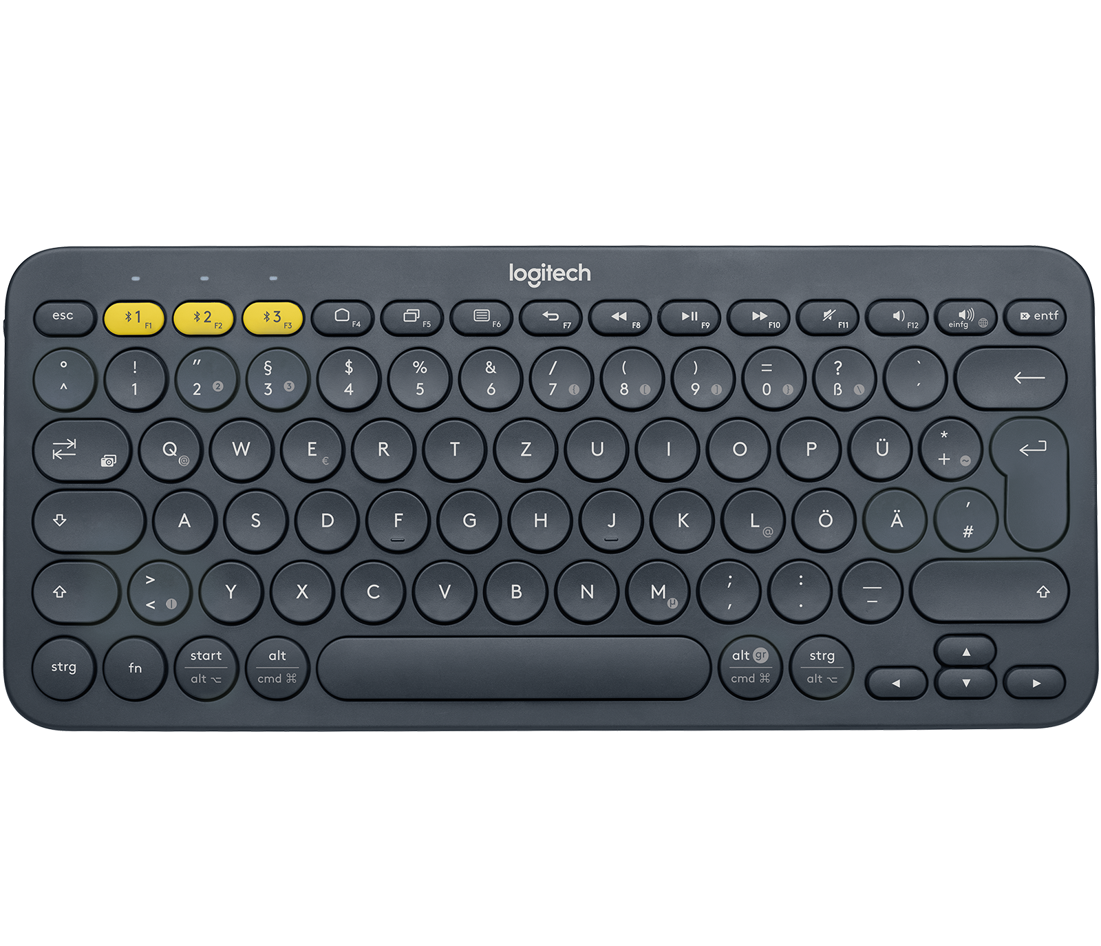 

K380 Multi-Device Bluetooth Keyboard - Graphite Deutsch (Qwertz)