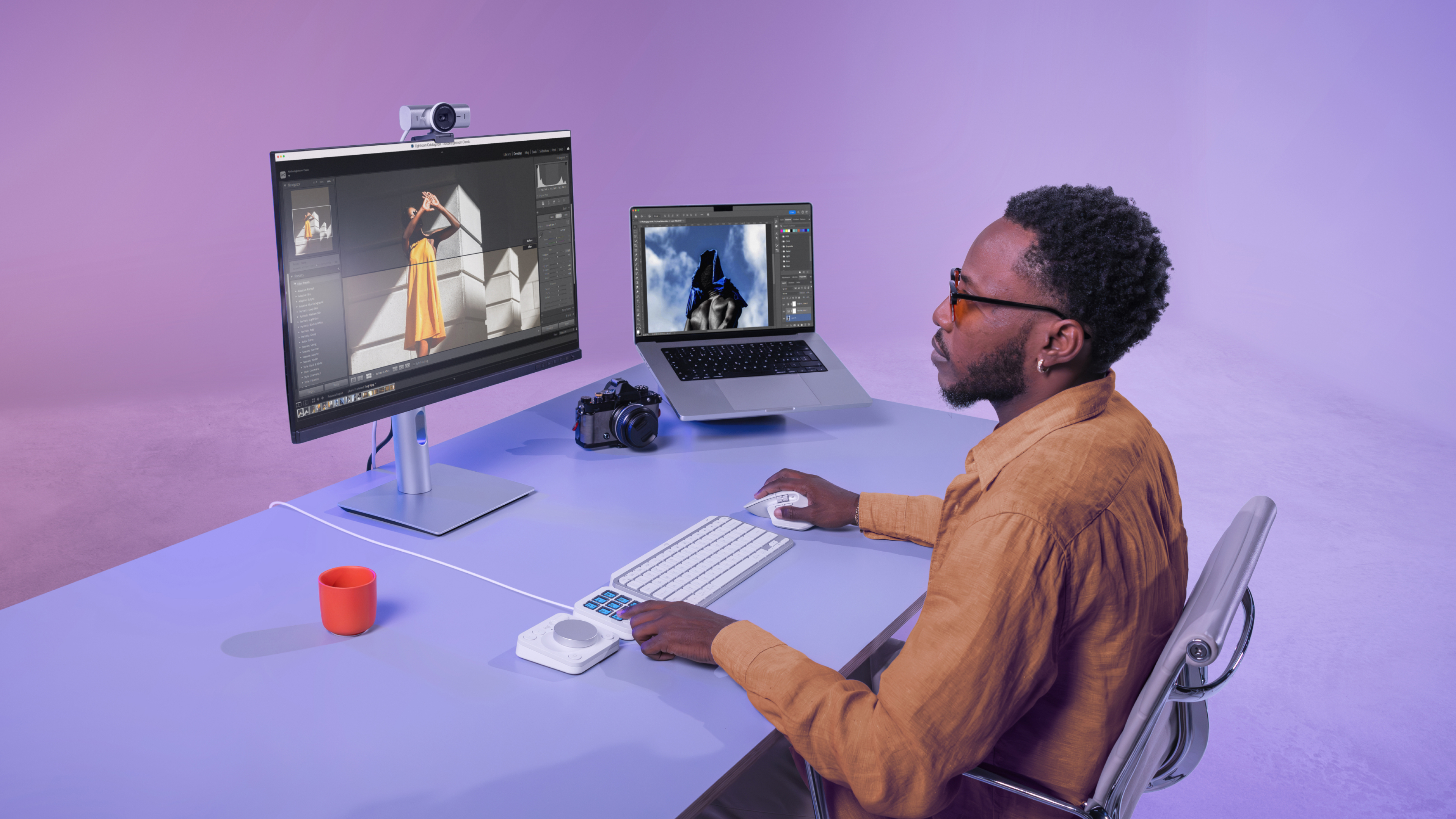 MX Creative Console keyboard image