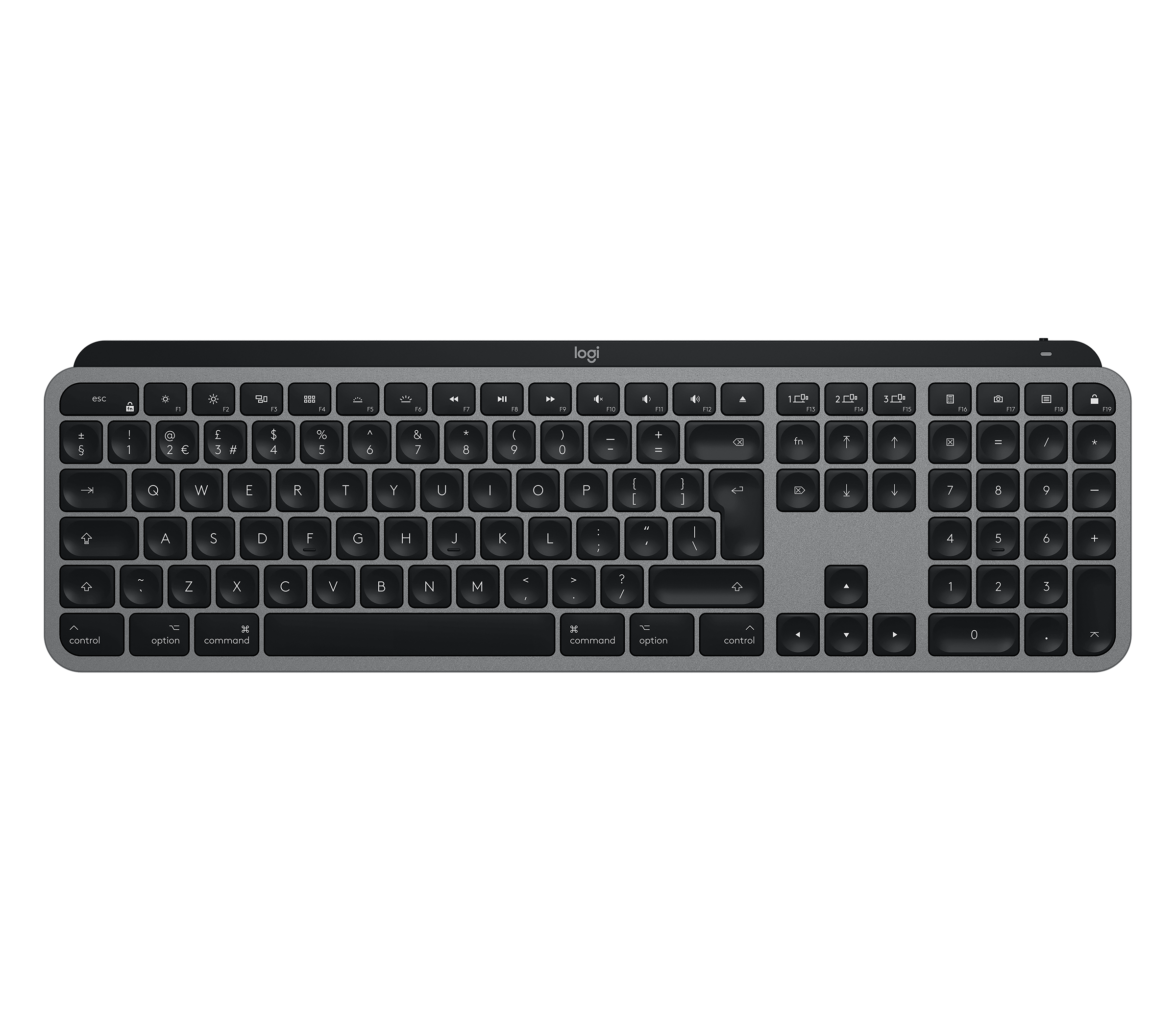 tilpasningsevne Supplement omfatte Logitech MX Keys for Mac - Wireless Illuminated Keyboard