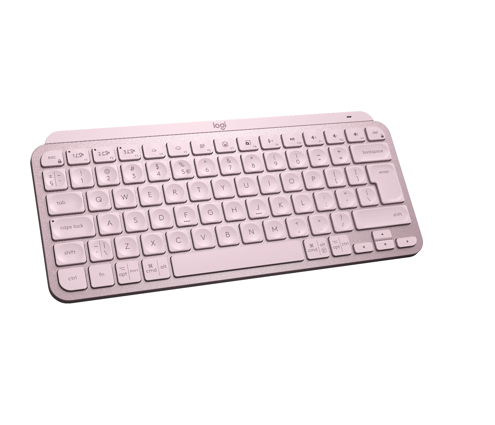 

MX Keys Mini Minimalist Wireless Illuminated Keyboard - Rose US International (Qwerty)