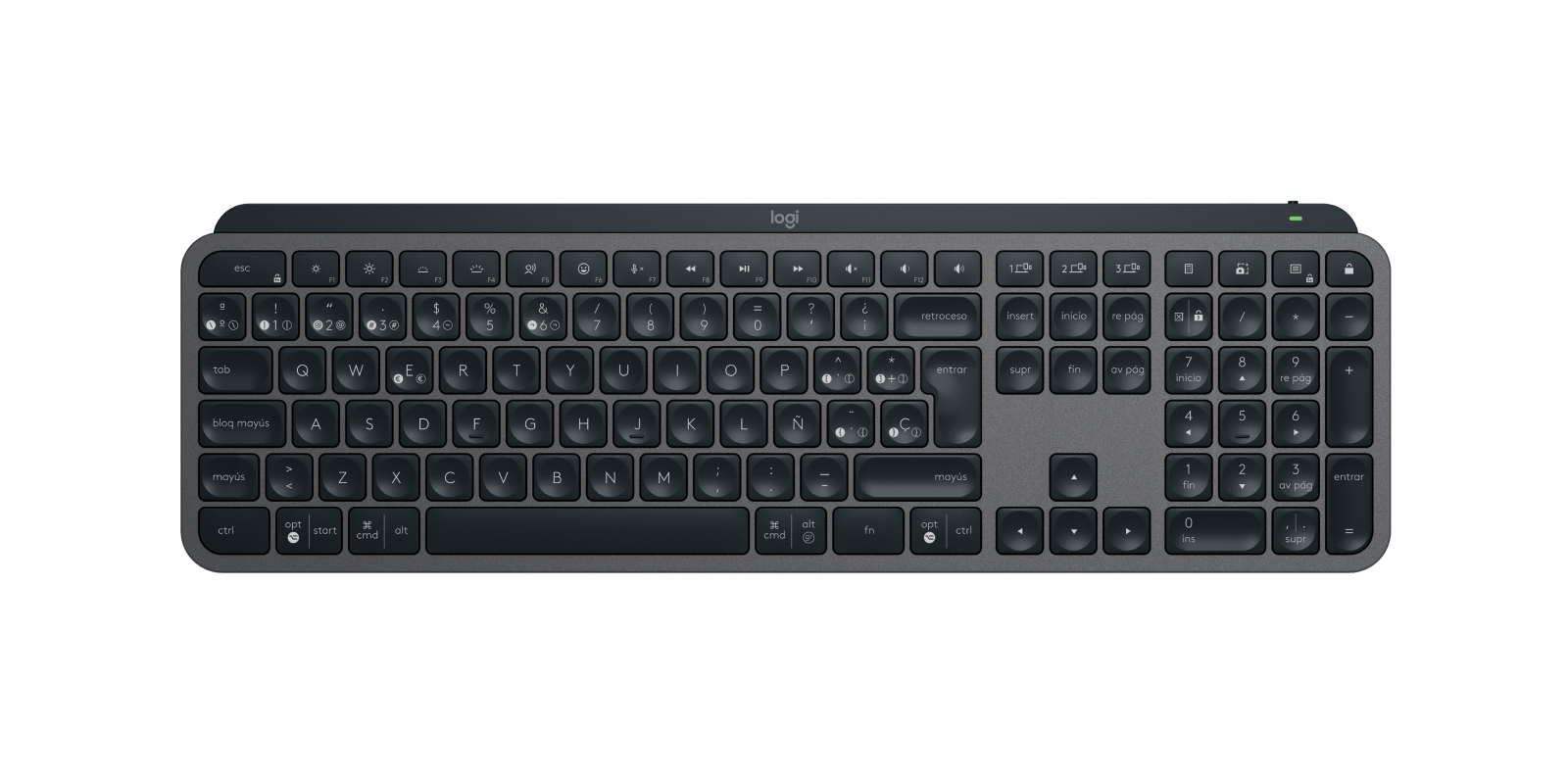 Clavier Logitech MX Keys Mini for Mac - Bluetooth - gris pâle - Claviers -  Claviers - Souris - Matériel Informatique High Tech