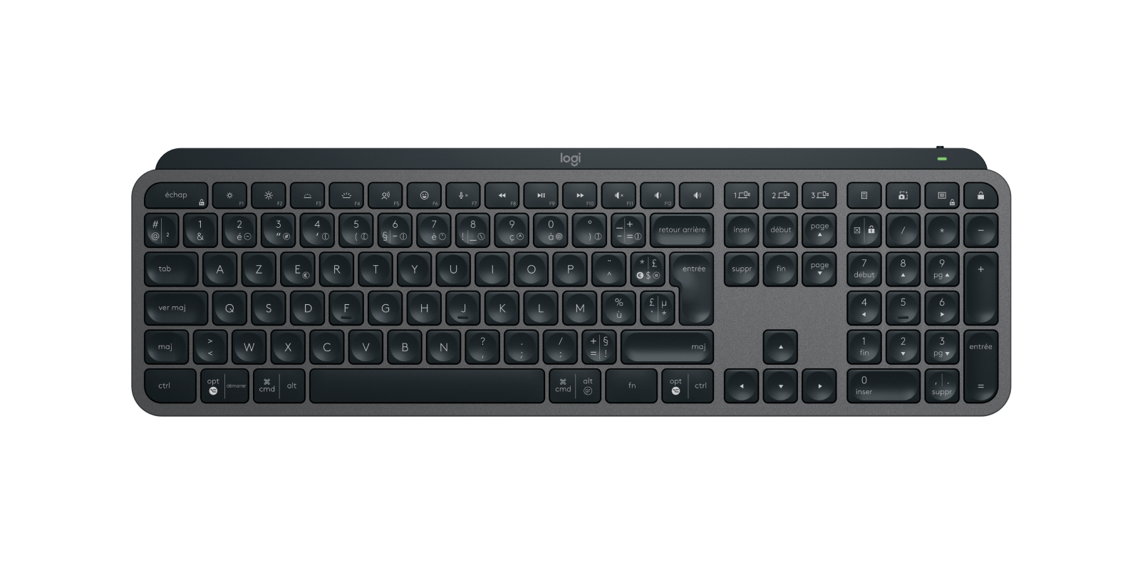 Logitech MX Keys Plus : l'excellent clavier sans fil est à un bon