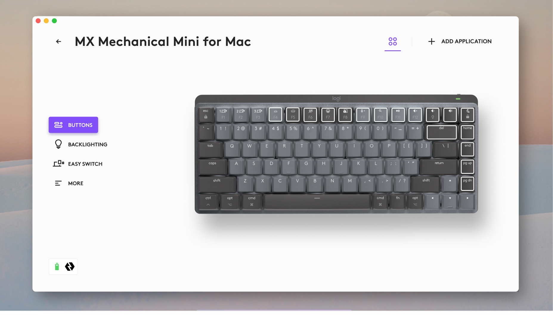 MX Mechanical Mini for Mac keyboard image