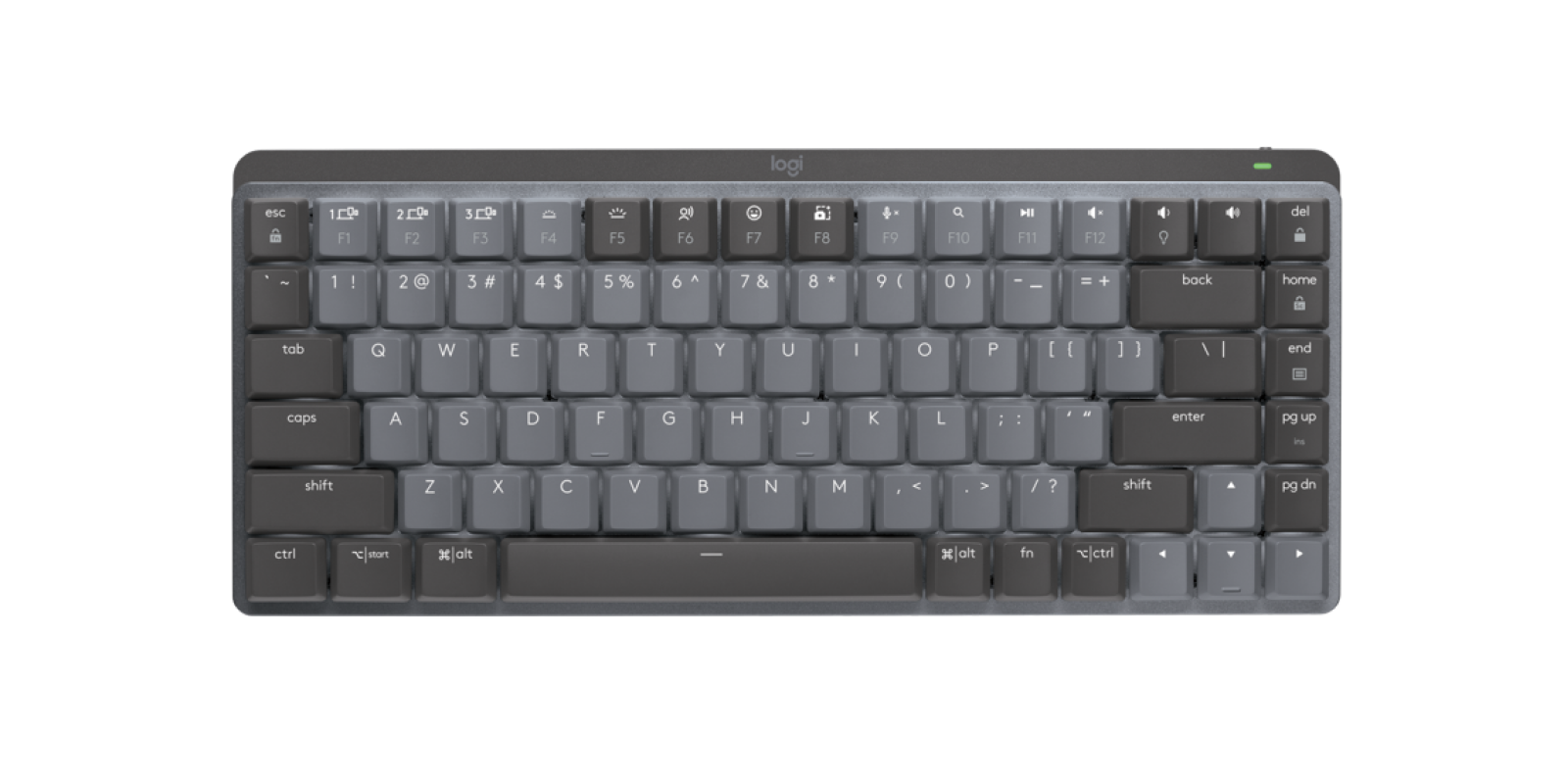 Logitech MX Mechanical Mini Wireless Keyboard in Graphite