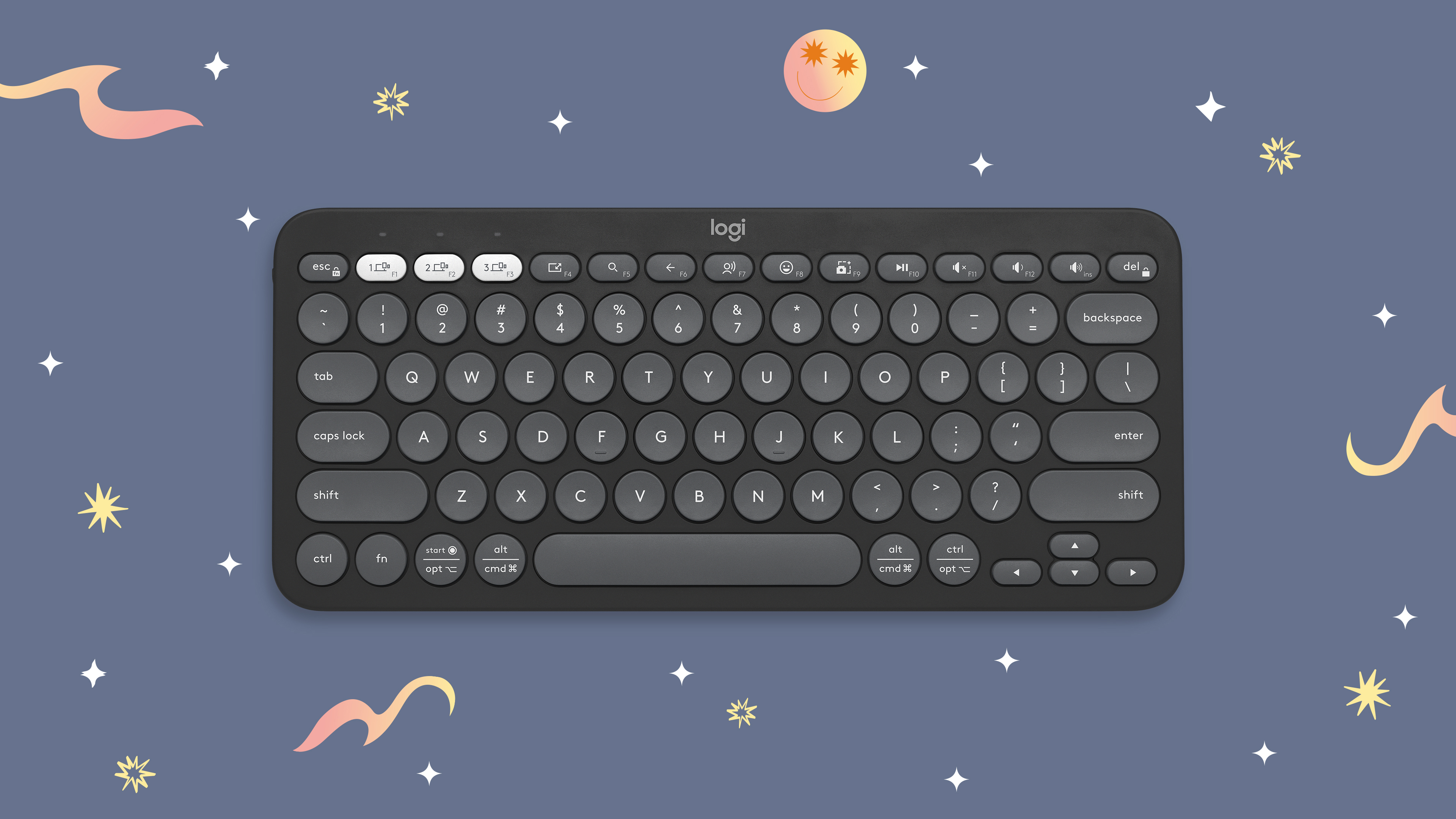 Pebble Keys 2 K380s keyboard image