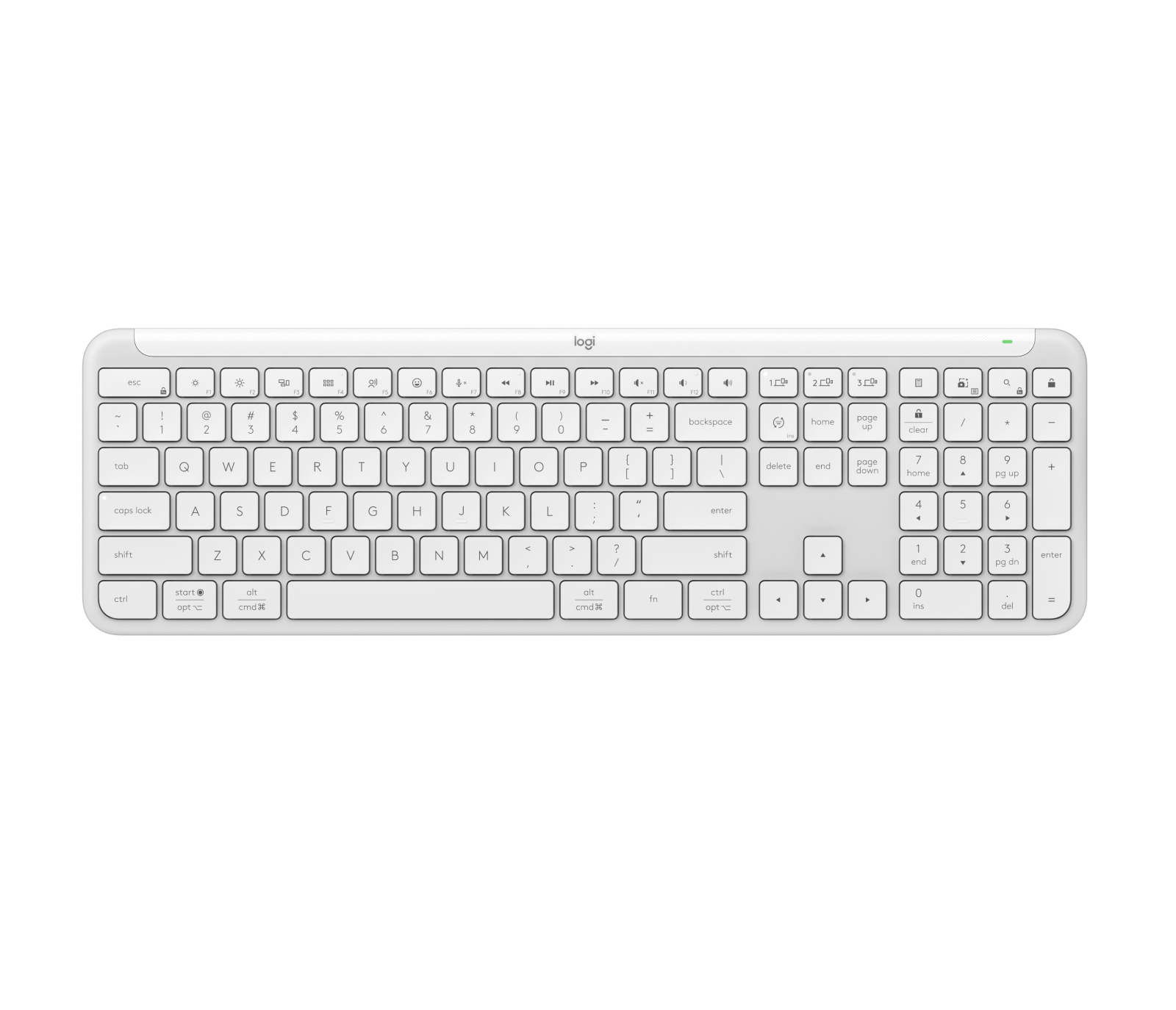 Logitech Buy Signature Slim Wireless Keyboard K950 in Off-White