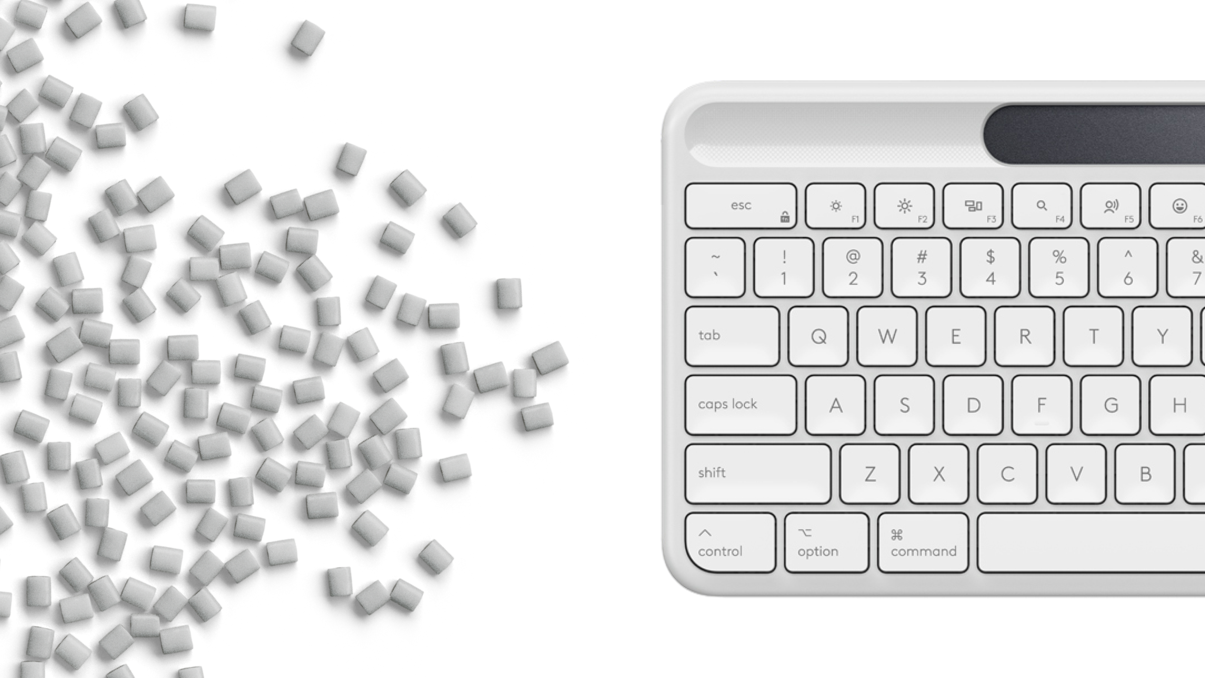 Signature Slim Solar+ for Mac wireless keyboard K980 keyboard image