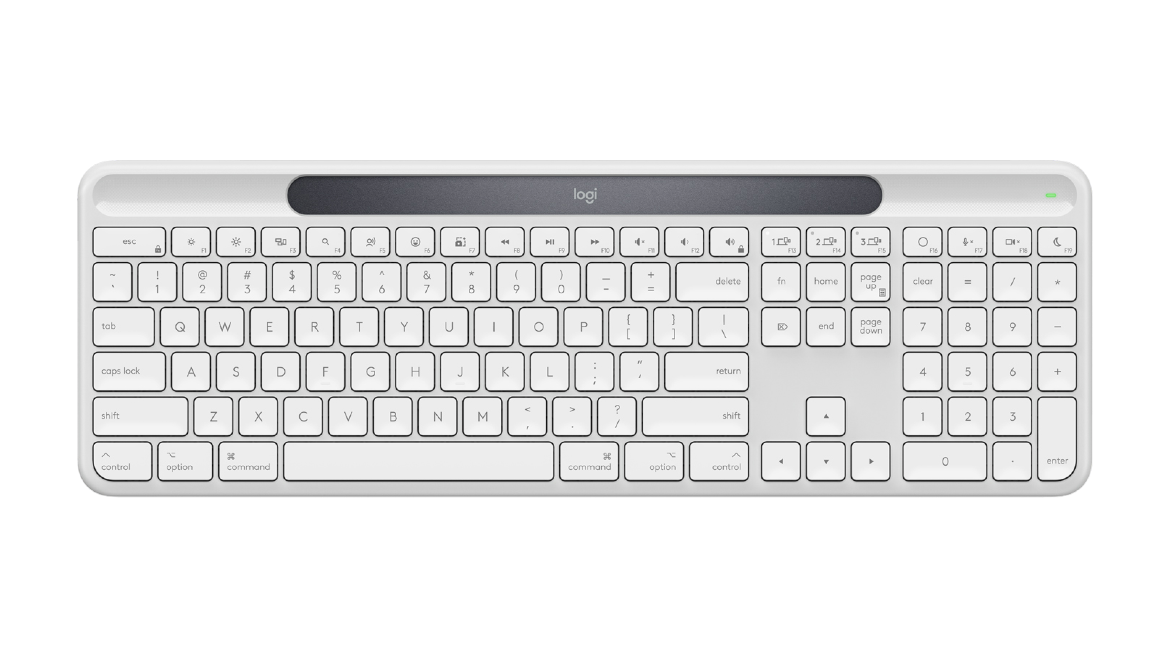 Signature Slim Solar+ for Mac wireless keyboard K980 keyboard image
