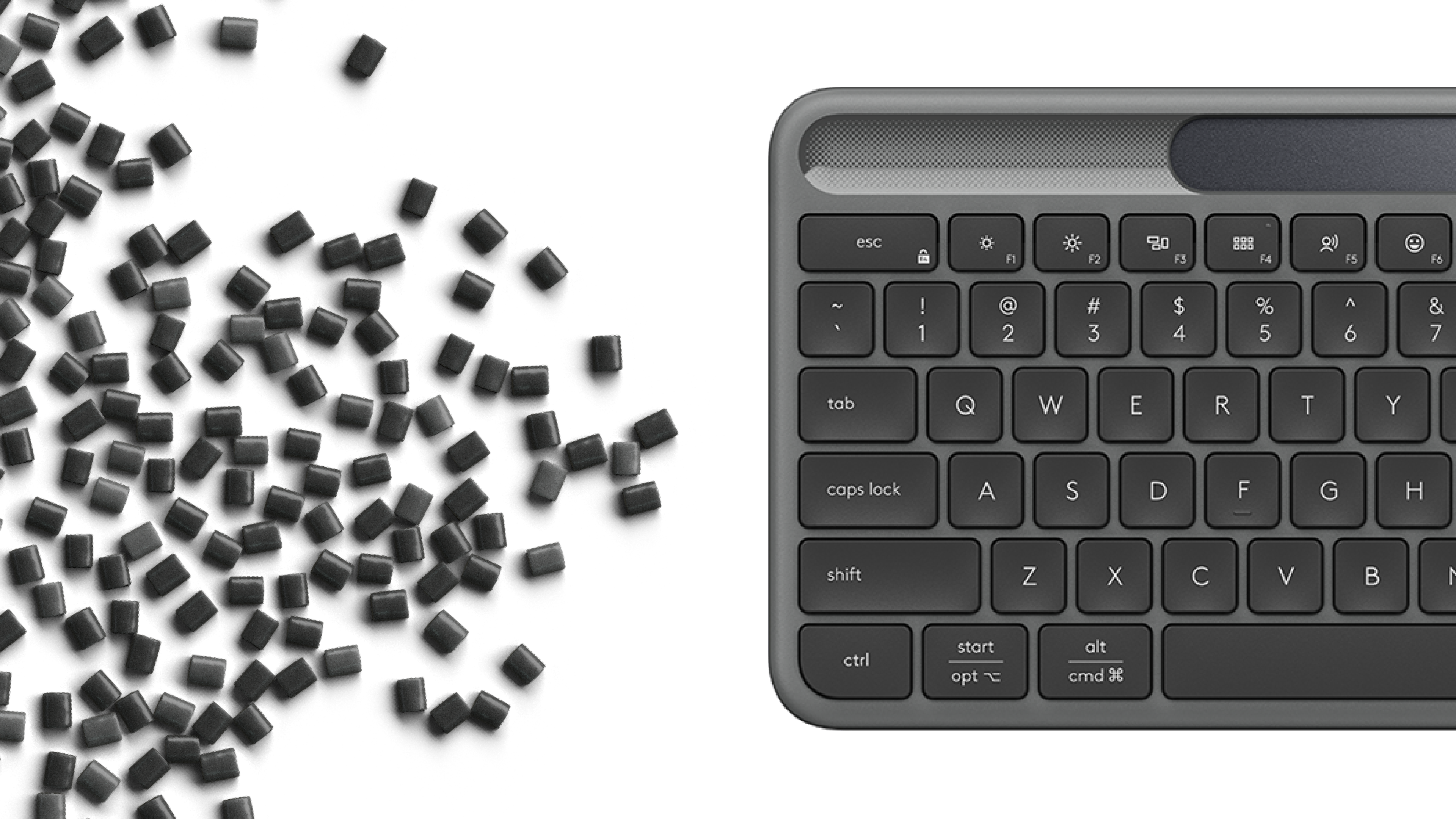 Signature Slim Solar+ wireless keyboard K980 keyboard image