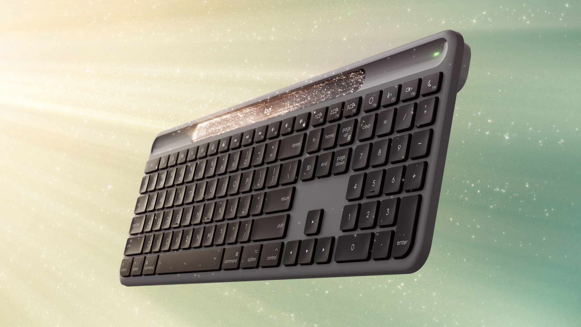 Signature Slim Solar+ wireless keyboard K980 keyboard image