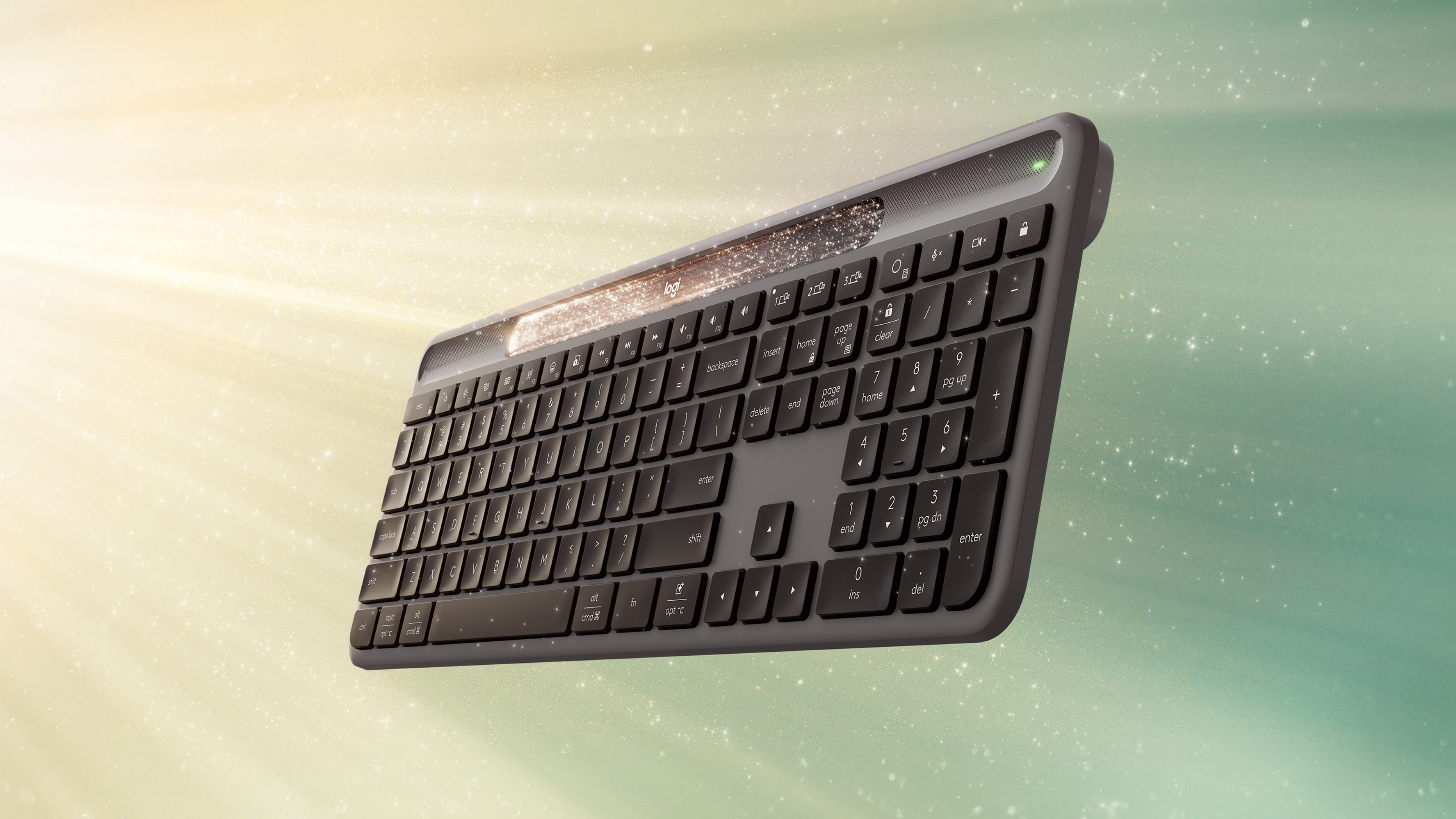 Signature Slim Solar+ wireless keyboard K980 keyboard image