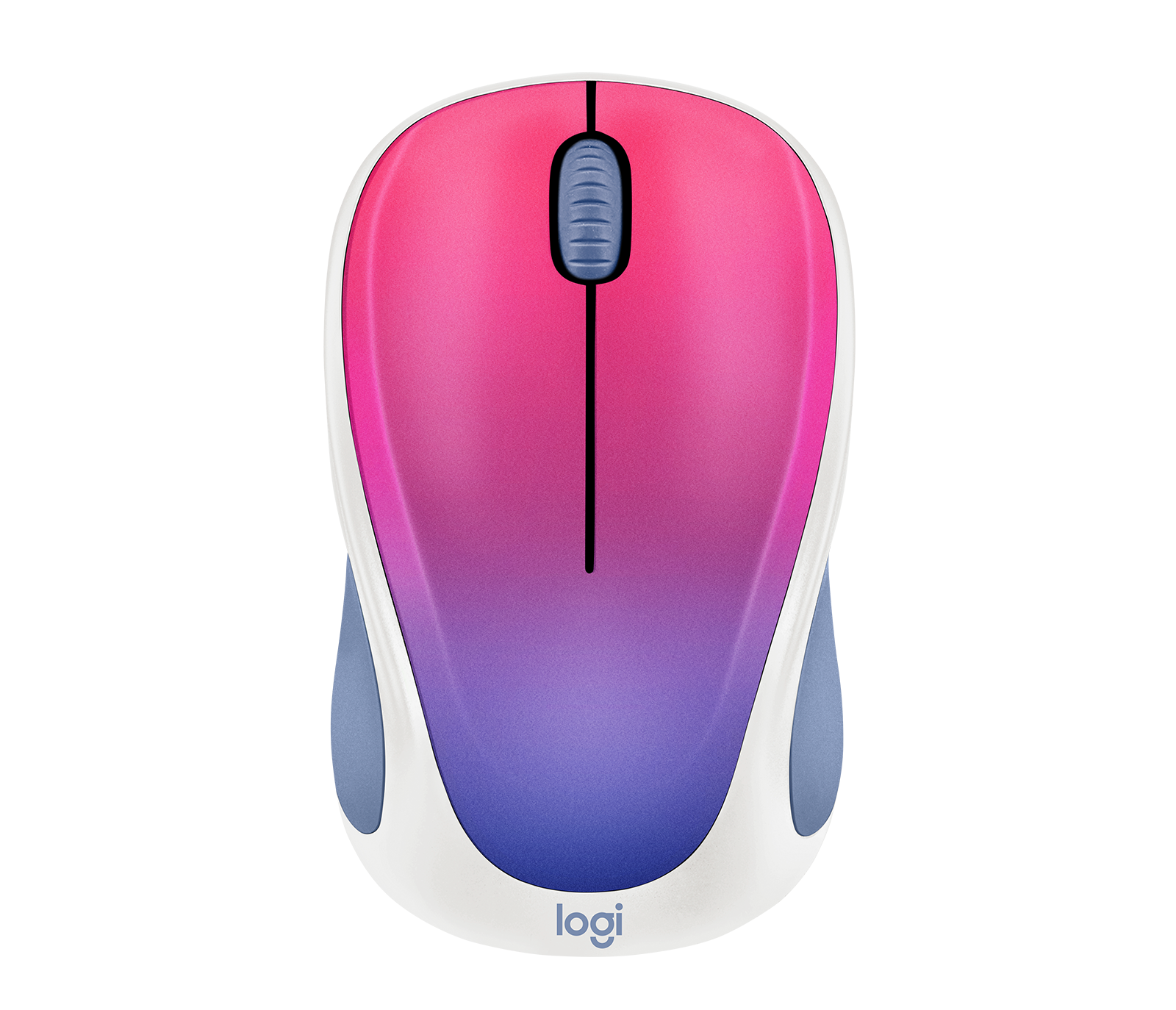 STPlus Colorful Polka Dots Pattern 2.4 GHz Wireless Mouse with Ergonomic Design and Nano Receiver 