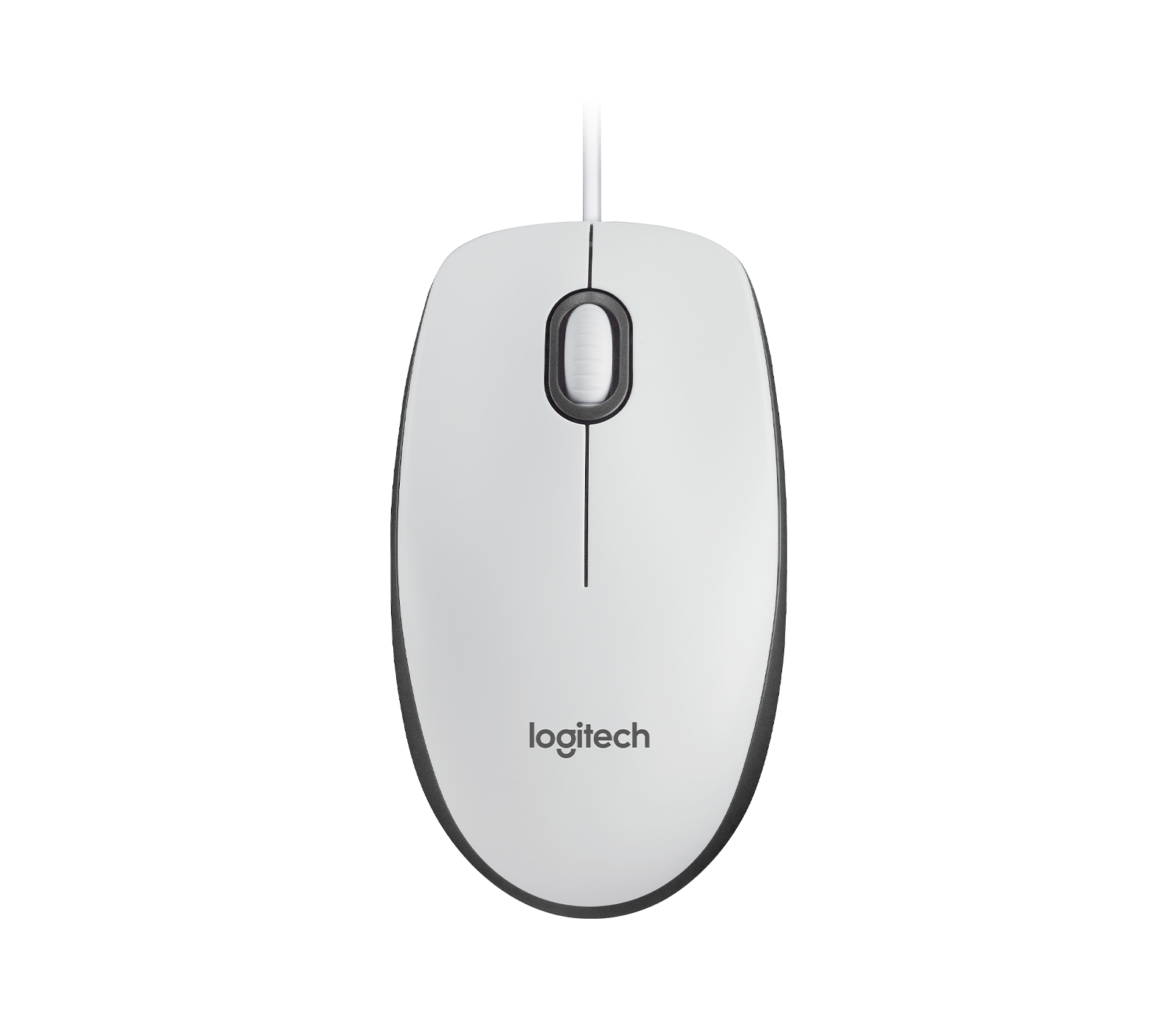Bianco Logitech 910-001605 Corded Laser M100 Mouse USB2.0 4 Porte Hub 