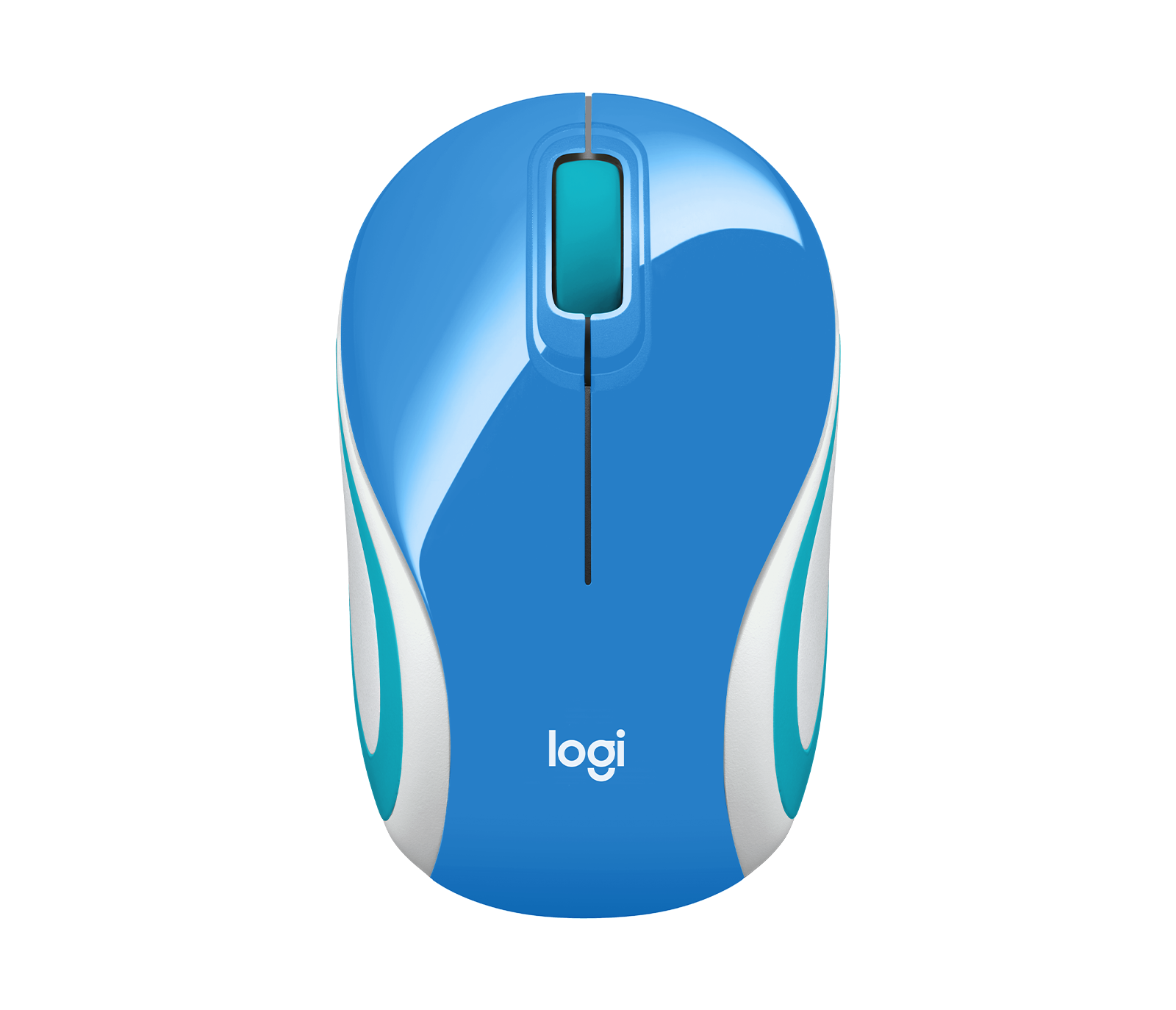 Logitech M187 - Mini souris sans fil - bleu