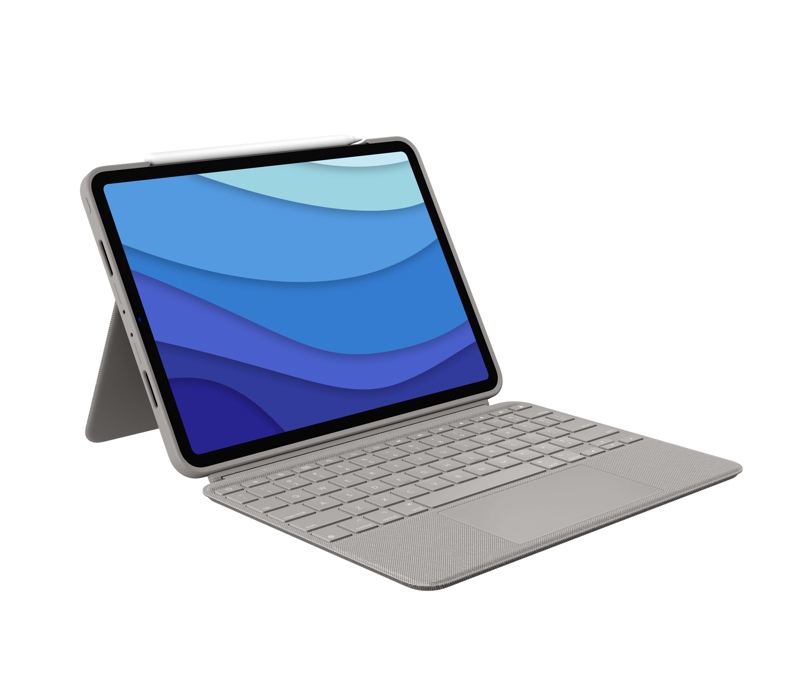 Logitech Combo Touch Keyboard Case for iPad Pro in Sand