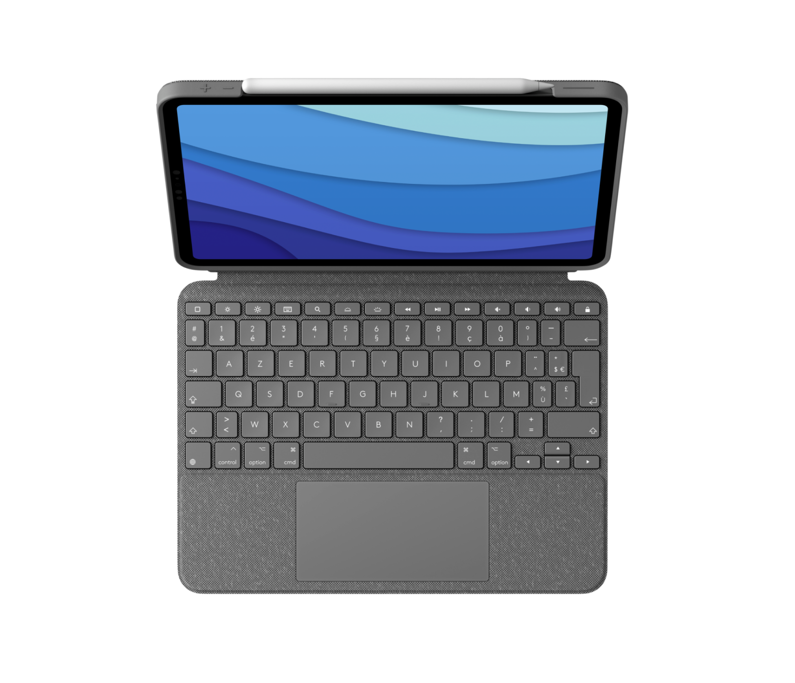 

COMBO TOUCH - Oxford Grey Français (Azerty) För iPad Pro 11 tum (1:a, 2:a, 3:e och 4:e generationen)