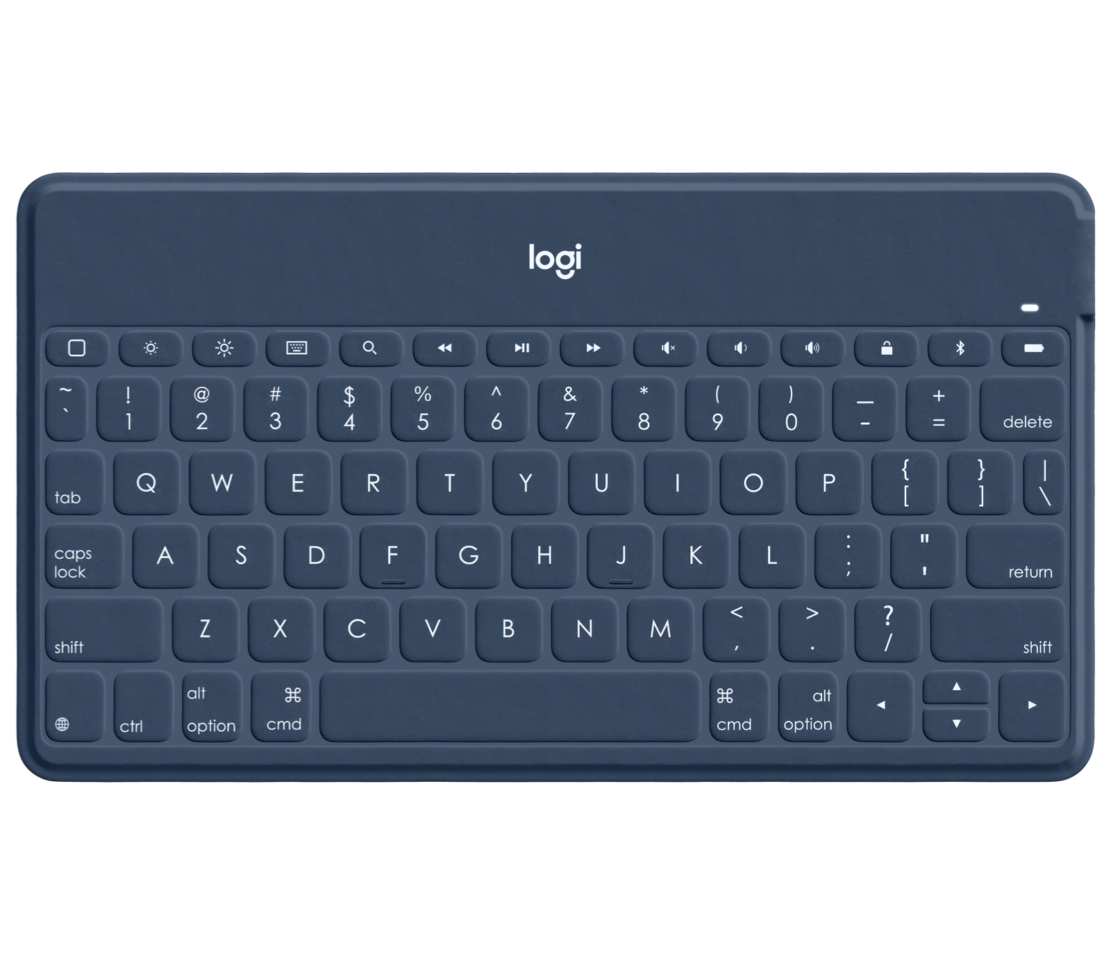 Logitech Keys-to-Go Portable Wireless Keyboard for Apple Devices in Classic Blue/Orange