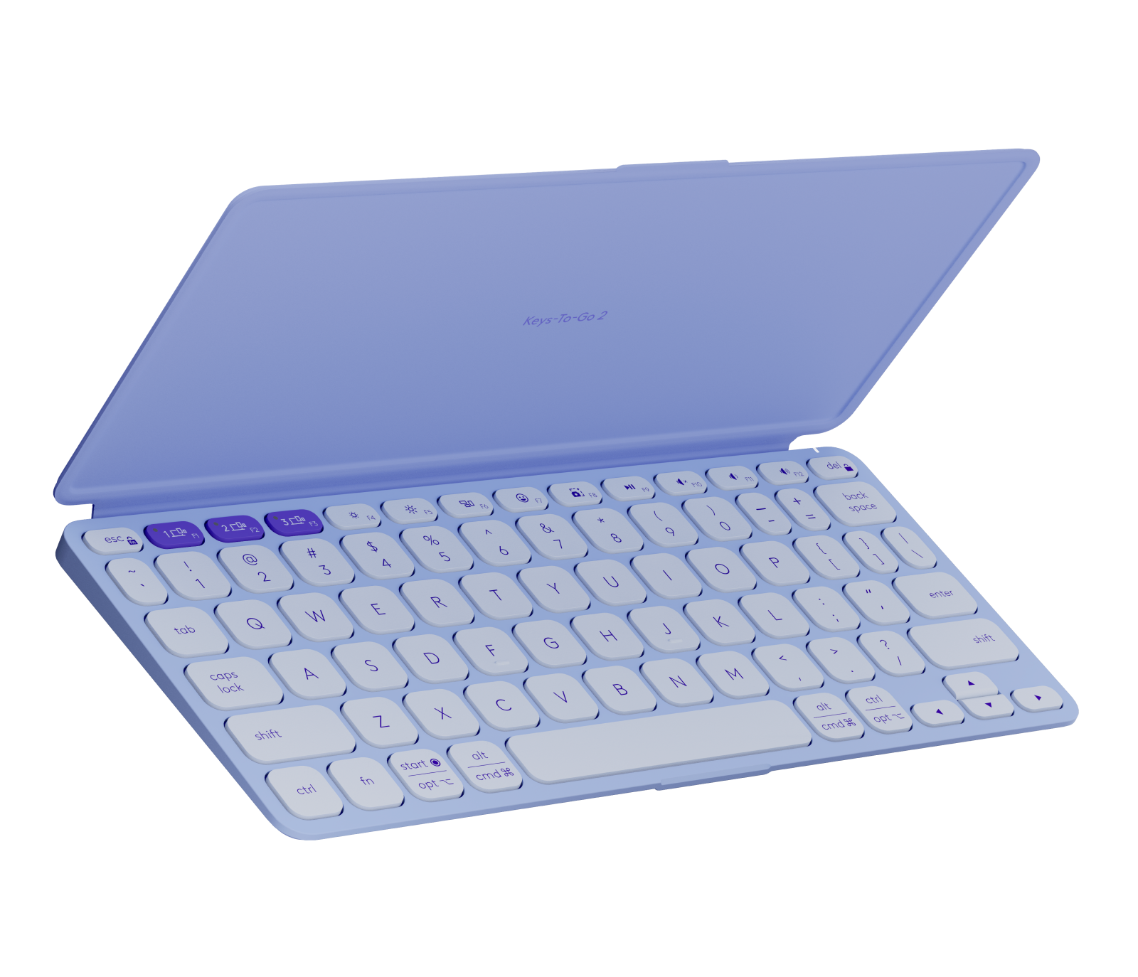 Logitech Keys-To-Go 2 Tablet Keyboard in Lilac