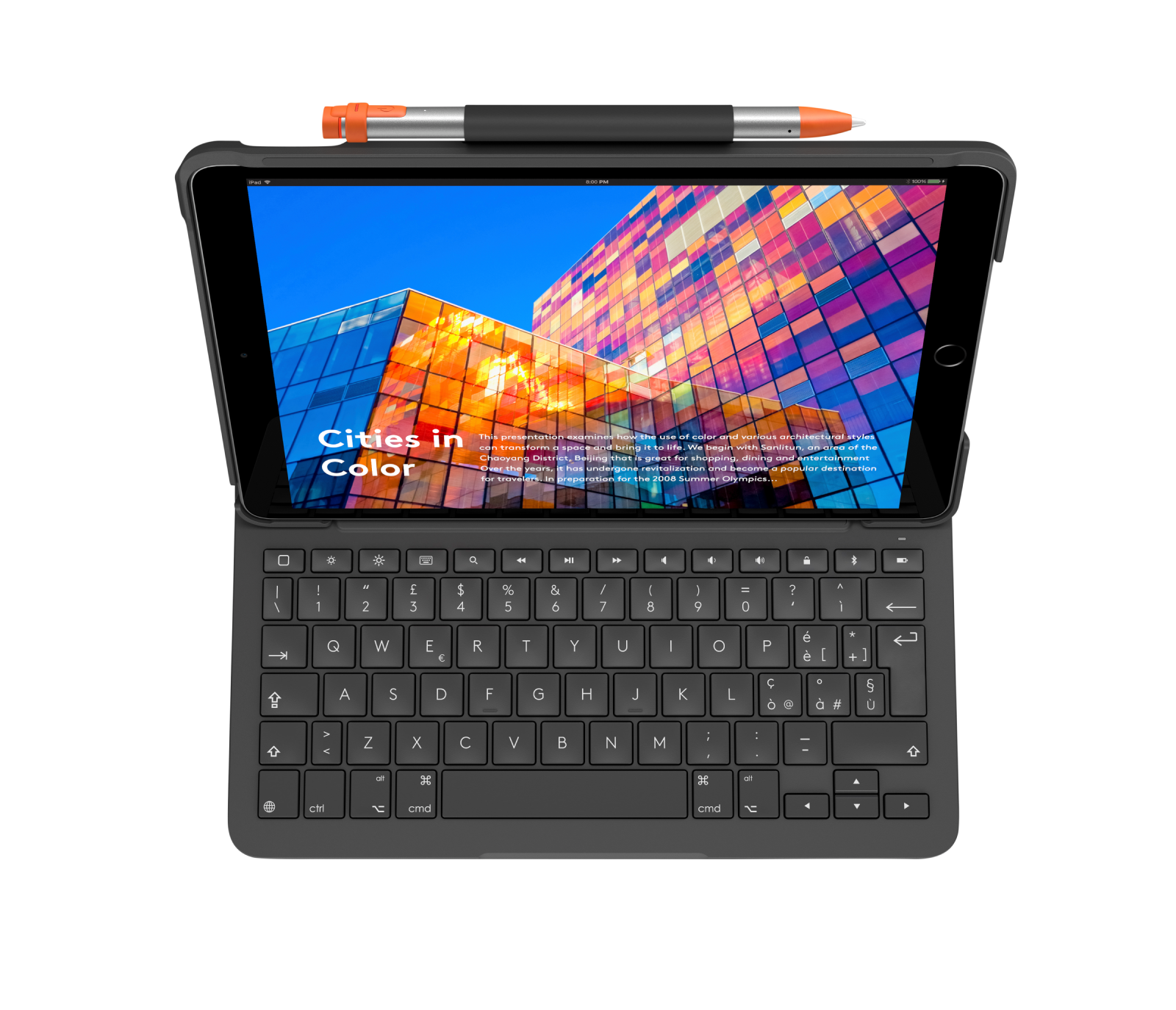 

SLIM FOLIO - Graphite Italiano (Qwerty) för iPad Air (3:e generationen)