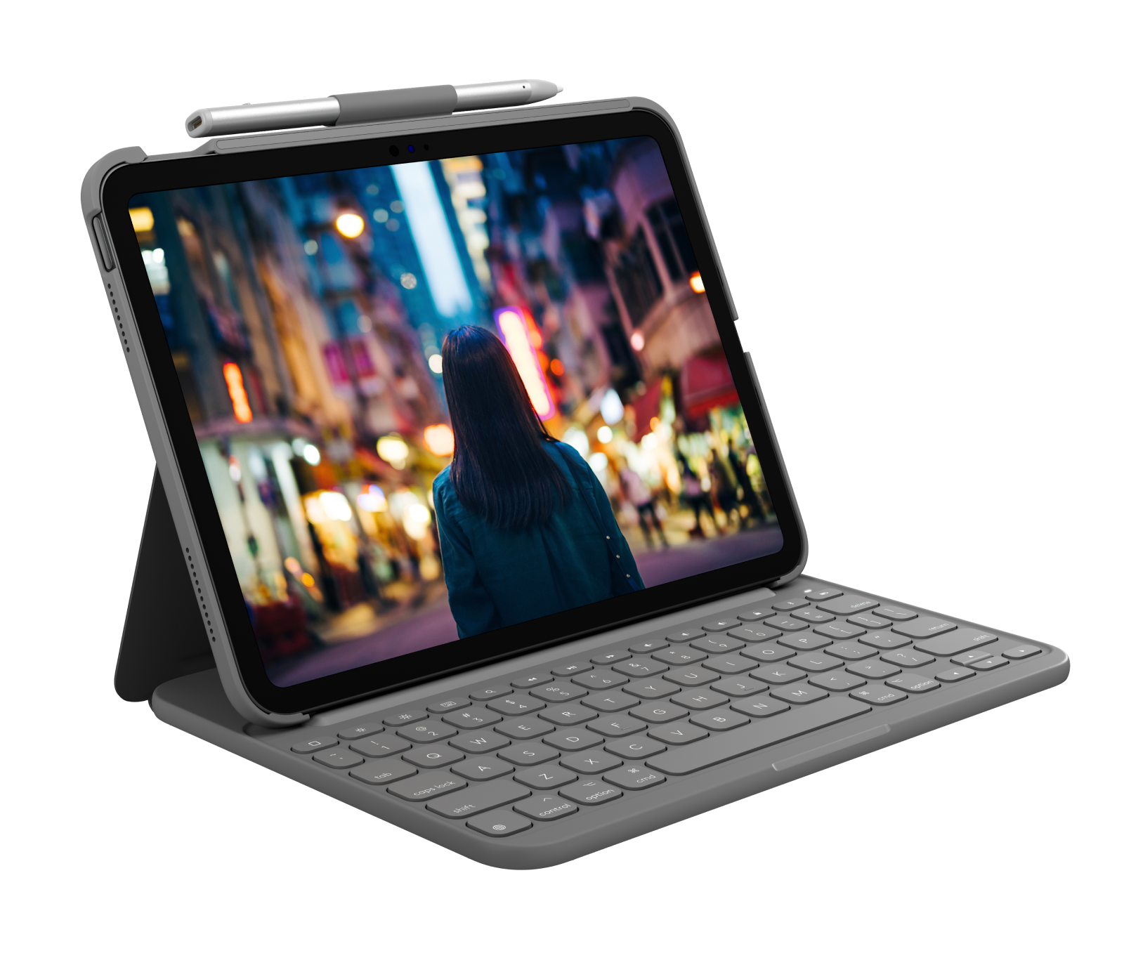 Logitech Slim Folio iPad Keyboard Case for and iPad Air